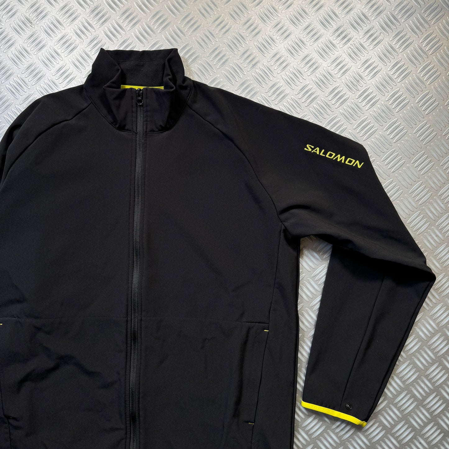 Early 2000's Salomon Jet Black Soft Shell Jacket