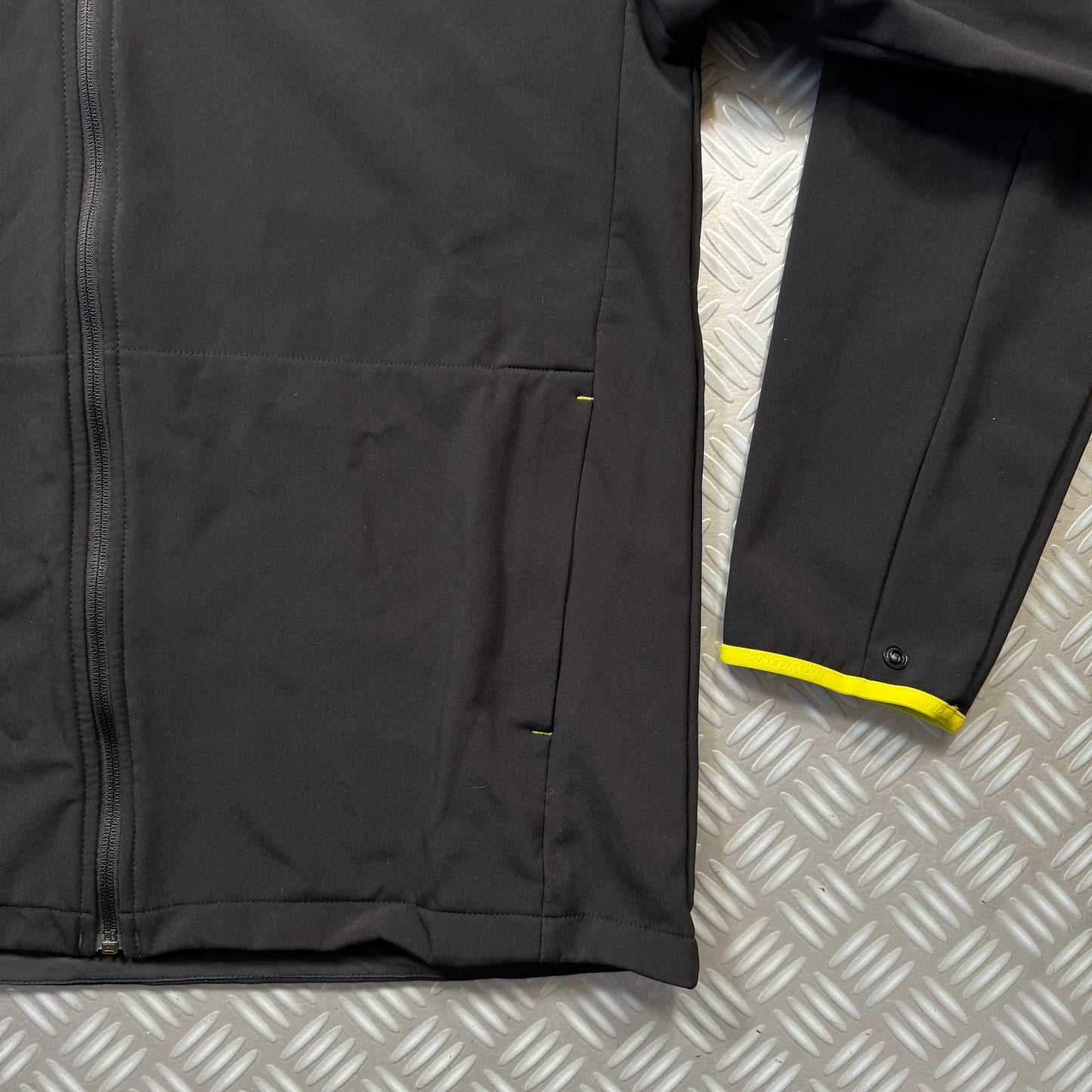 Early 2000's Salomon Jet Black Soft Shell Jacket