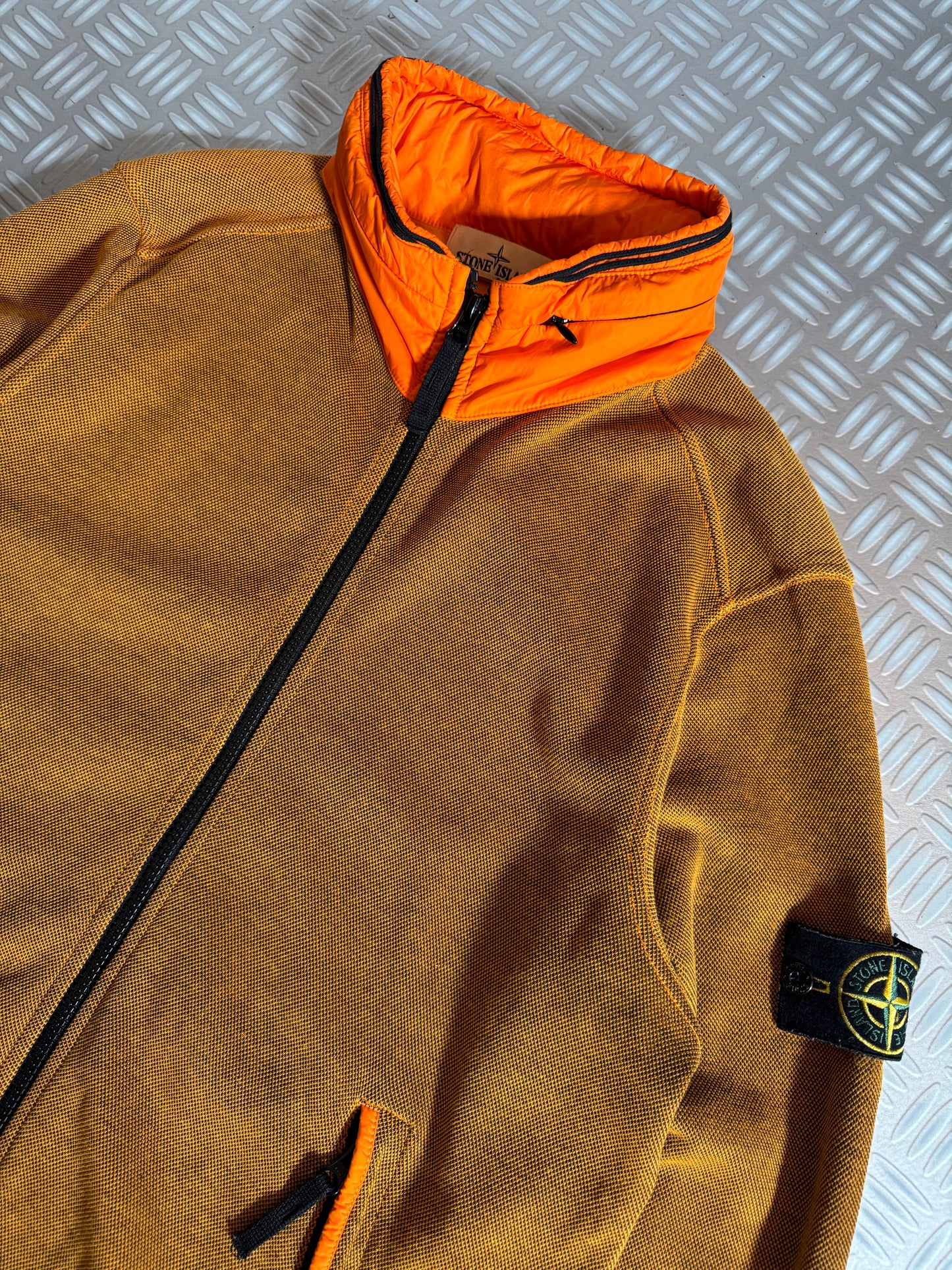 Stone Island Burnt Orange Woven Jacket - Large / Extra Large