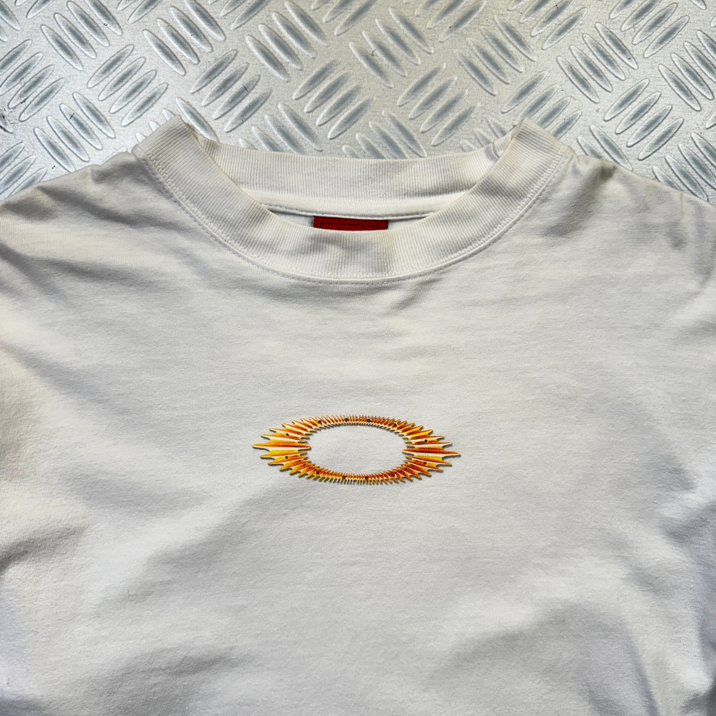 Early 2000's Oakley Flame Longsleeve Tee - Small