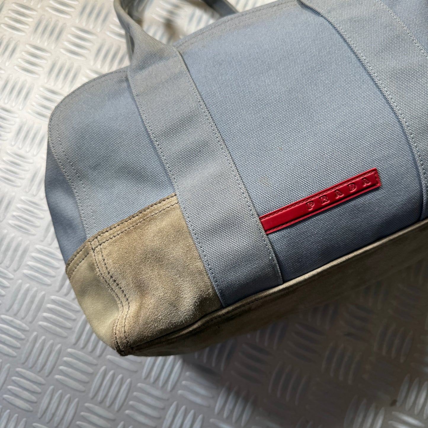 Early 2000's Prada Sport Baby Blue Hand Bag