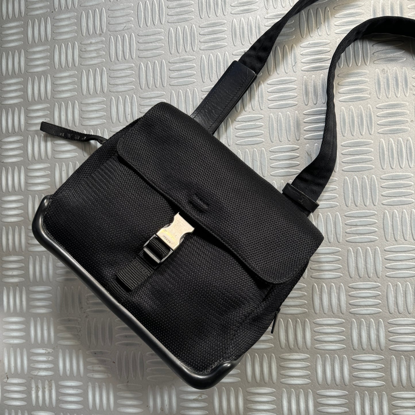 SS99' Prada Sport Jet Black Side Bag