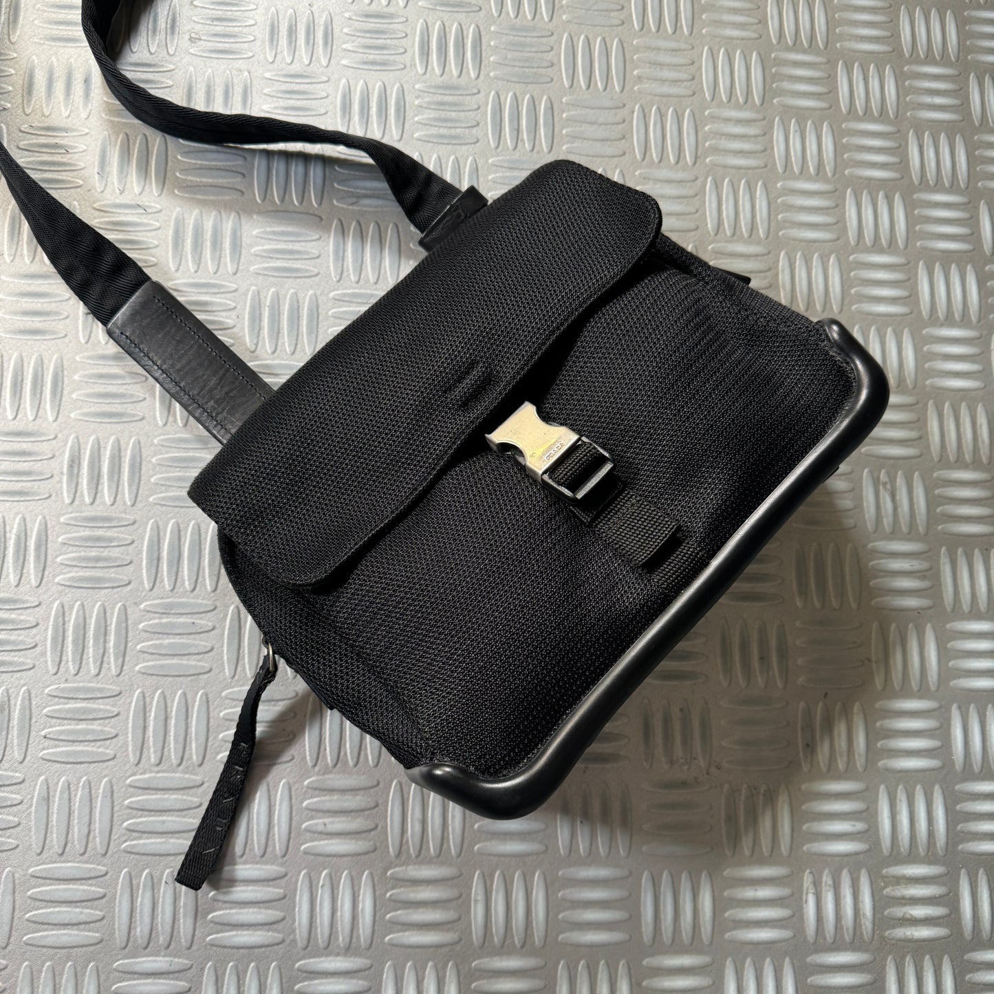 SS99' Prada Sport Jet Black Side Bag