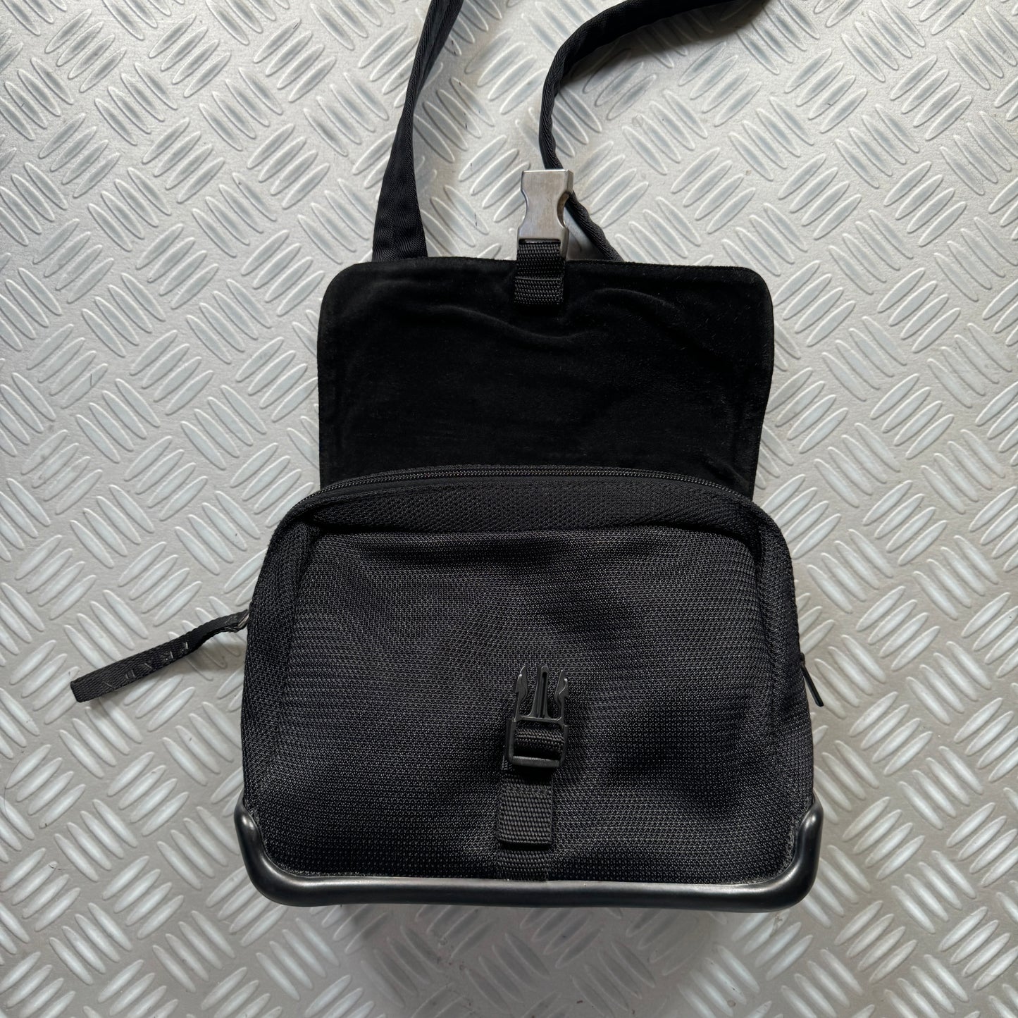 SS99' Prada Sport Jet Black Side Bag