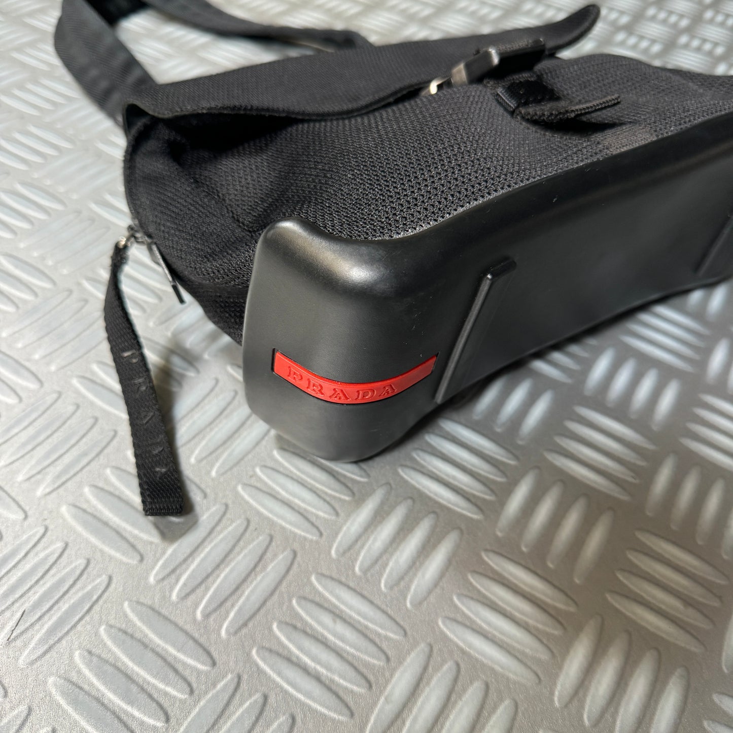 SS99' Prada Sport Jet Black Side Bag