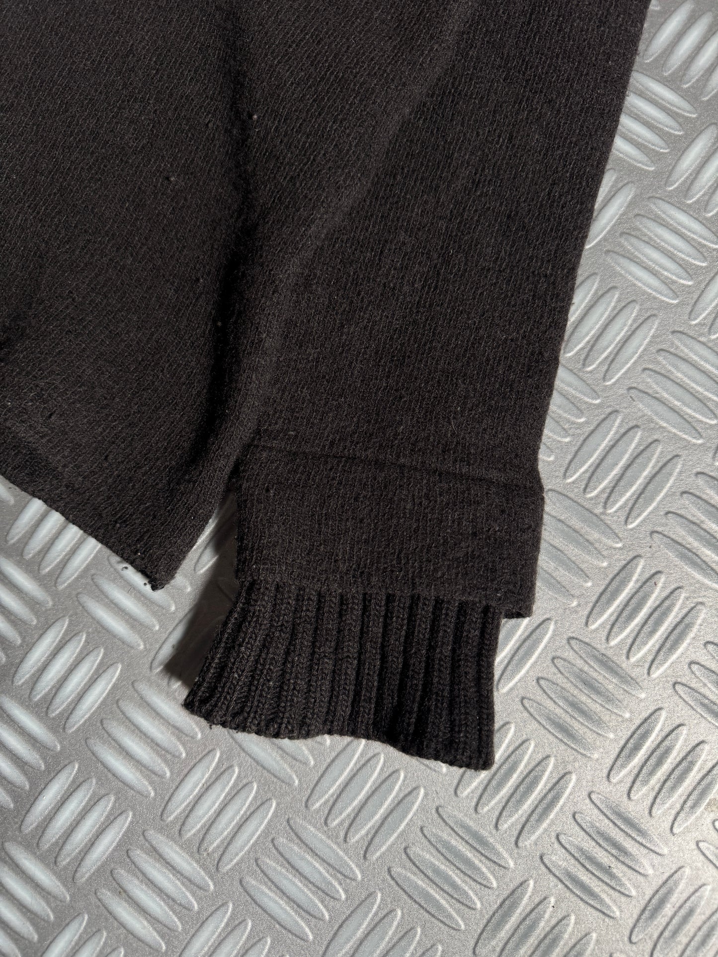 Early 2000's Stone Island Knitted 1/4 Pop Collar