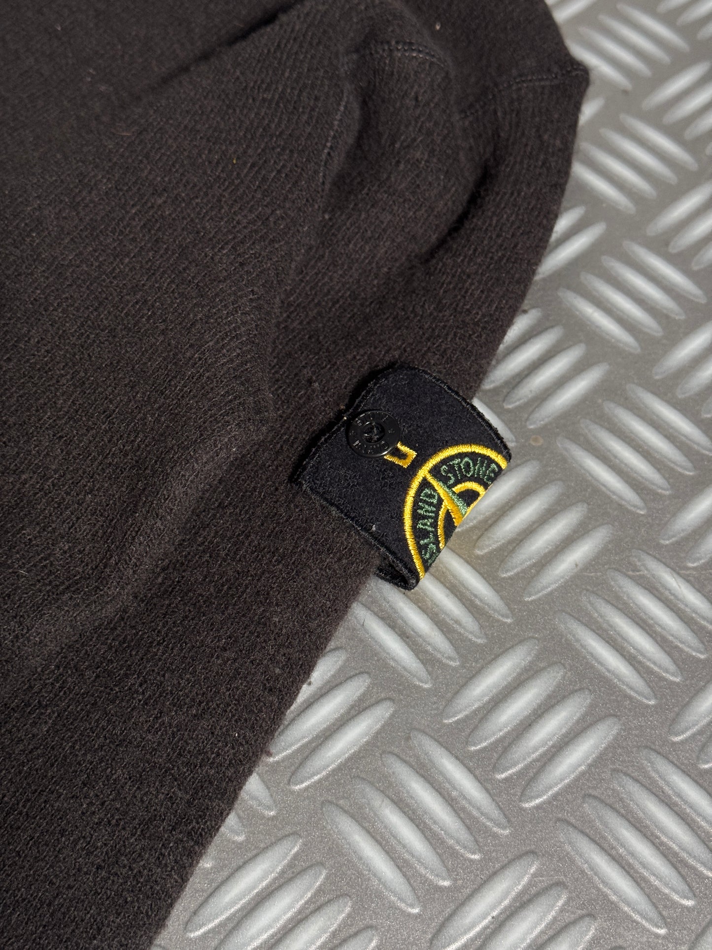 Early 2000's Stone Island Knitted 1/4 Pop Collar