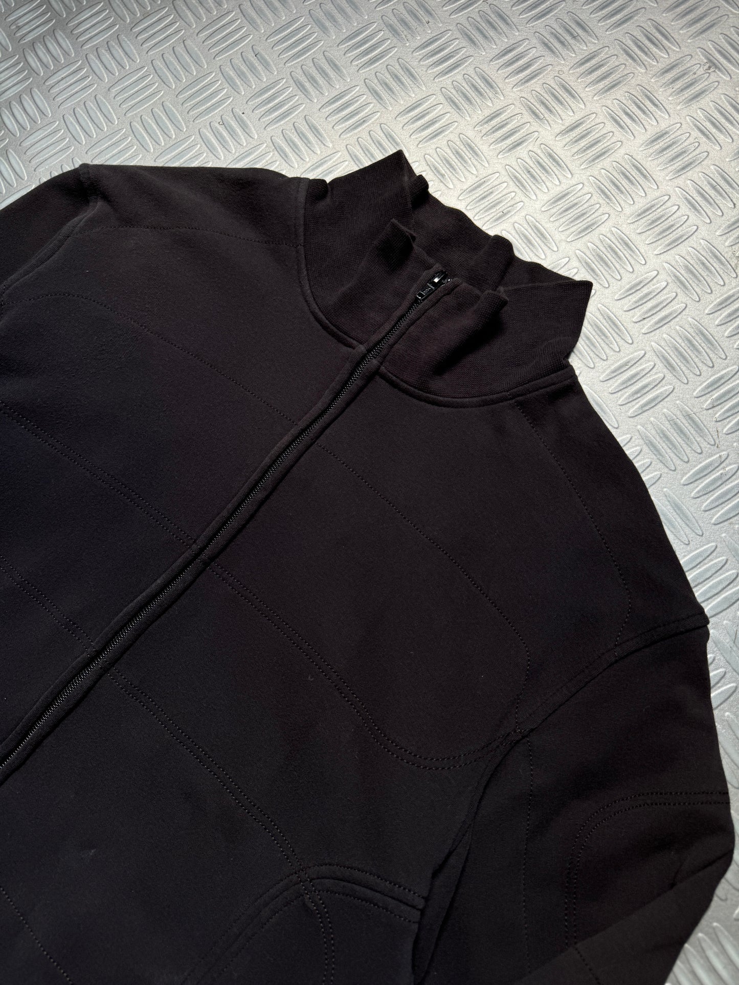 Early 2000's Comme Des Garcons SHIRT Mesh Raw Edge Track Jacket