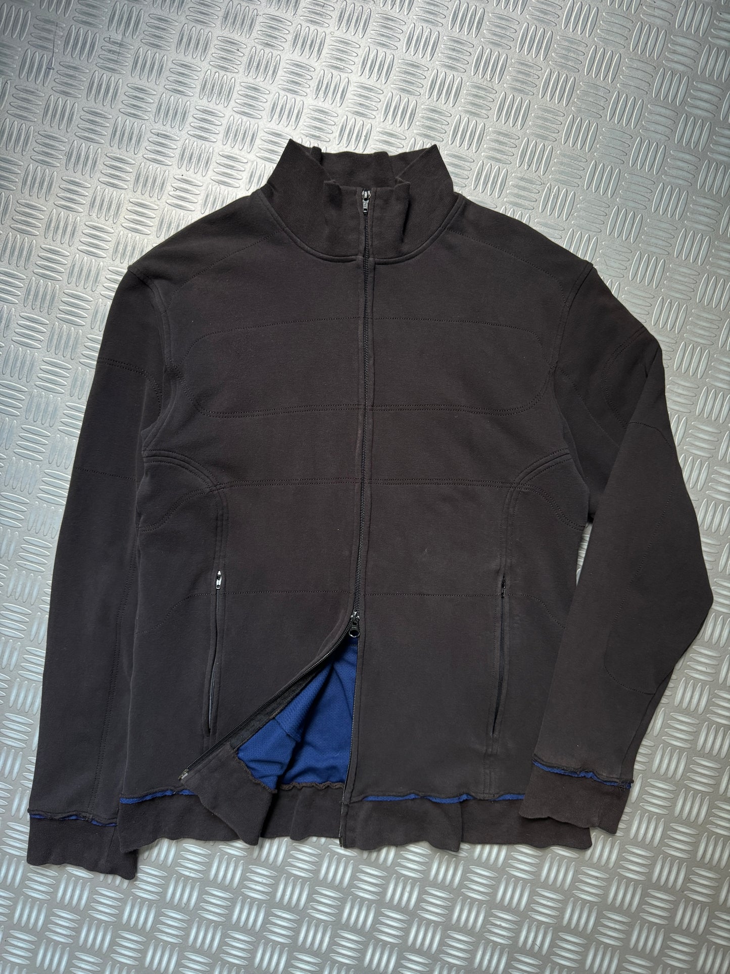Early 2000's Comme Des Garcons SHIRT Mesh Raw Edge Track Jacket