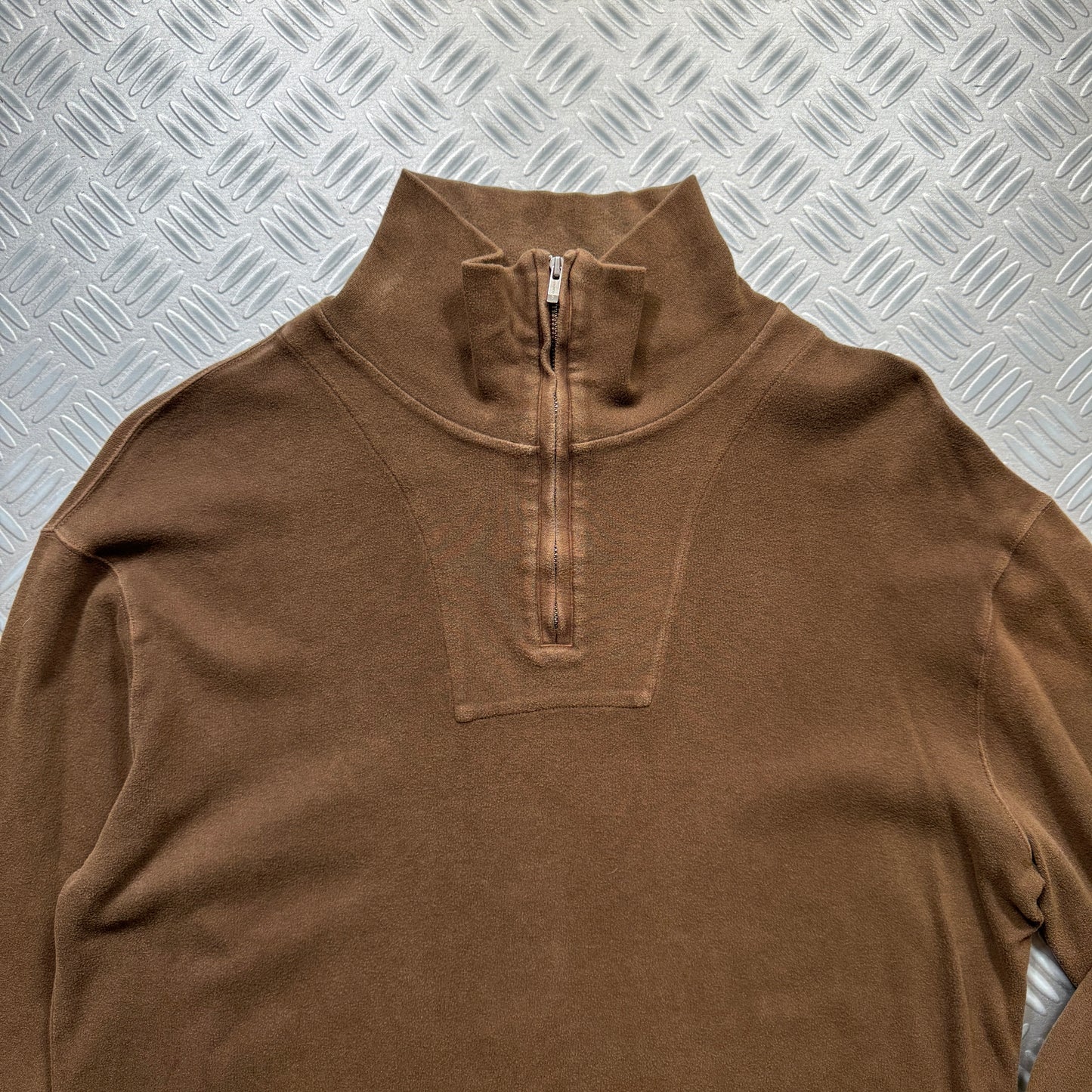Early 2000's CP Company Brown Quarter Zip - Medium