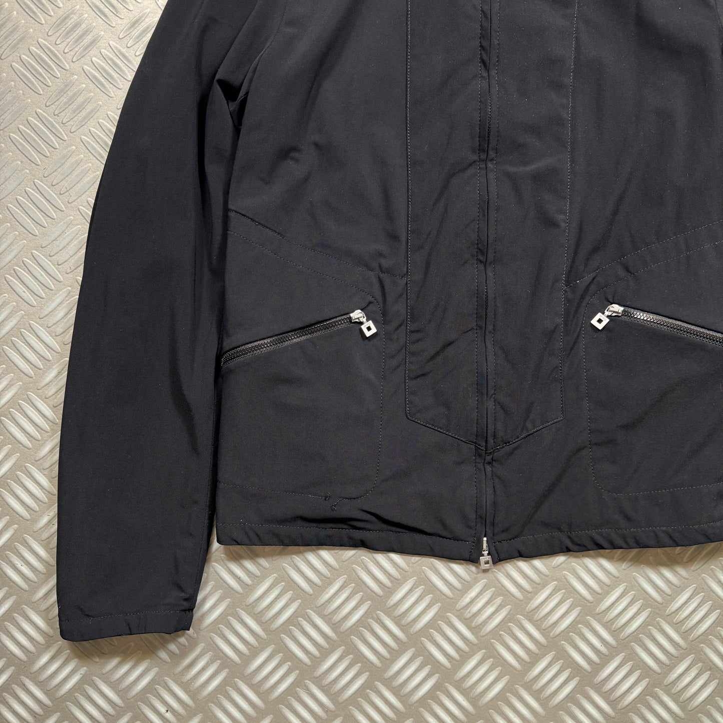 Early 2000's Marithe + Francois Girbaud Panelled Track Top - Womens 6-8