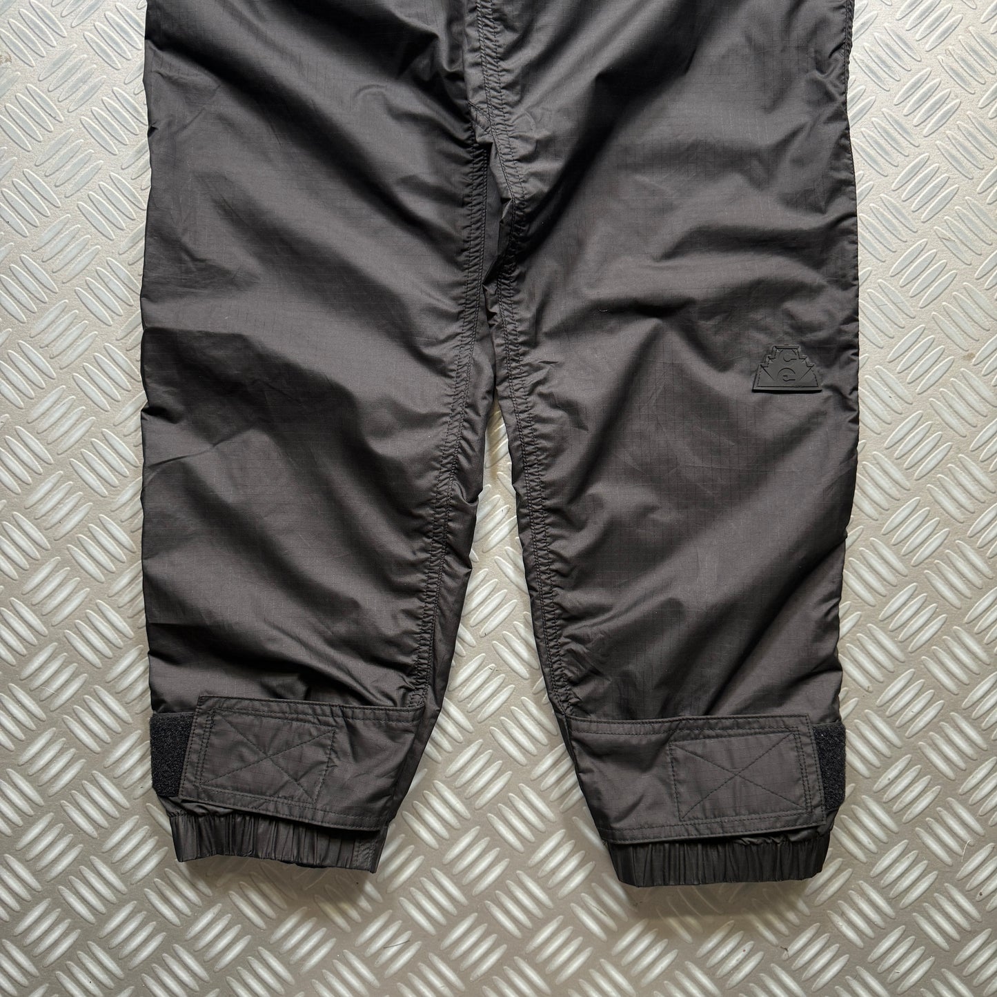 Cav Empt Jet Black Nylon Shimmer Track Pant - Small