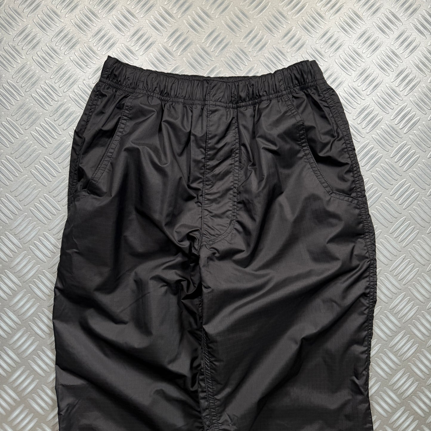 Cav Empt Jet Black Nylon Shimmer Track Pant - Small