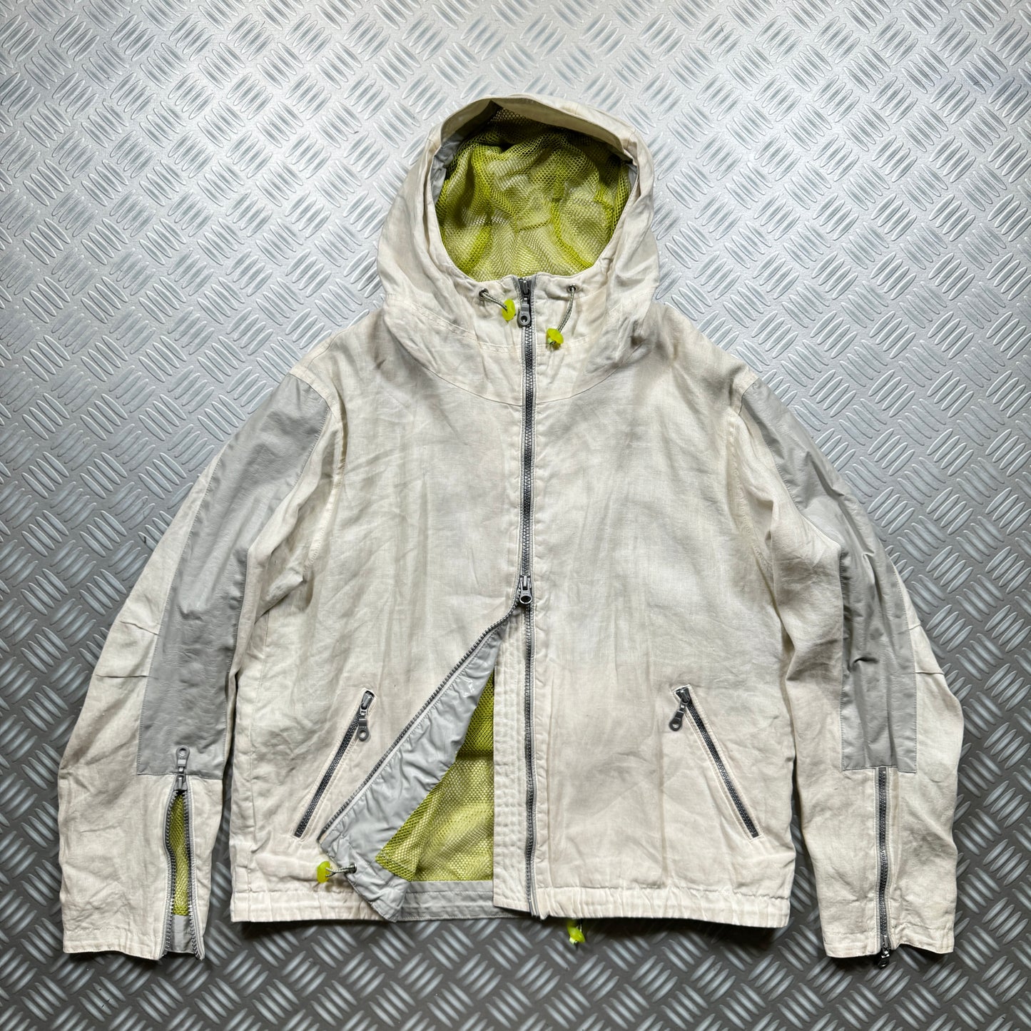 Early 2000's Marithe + Francois Girbaud Act Live Technical Back Pack Strap Jacket