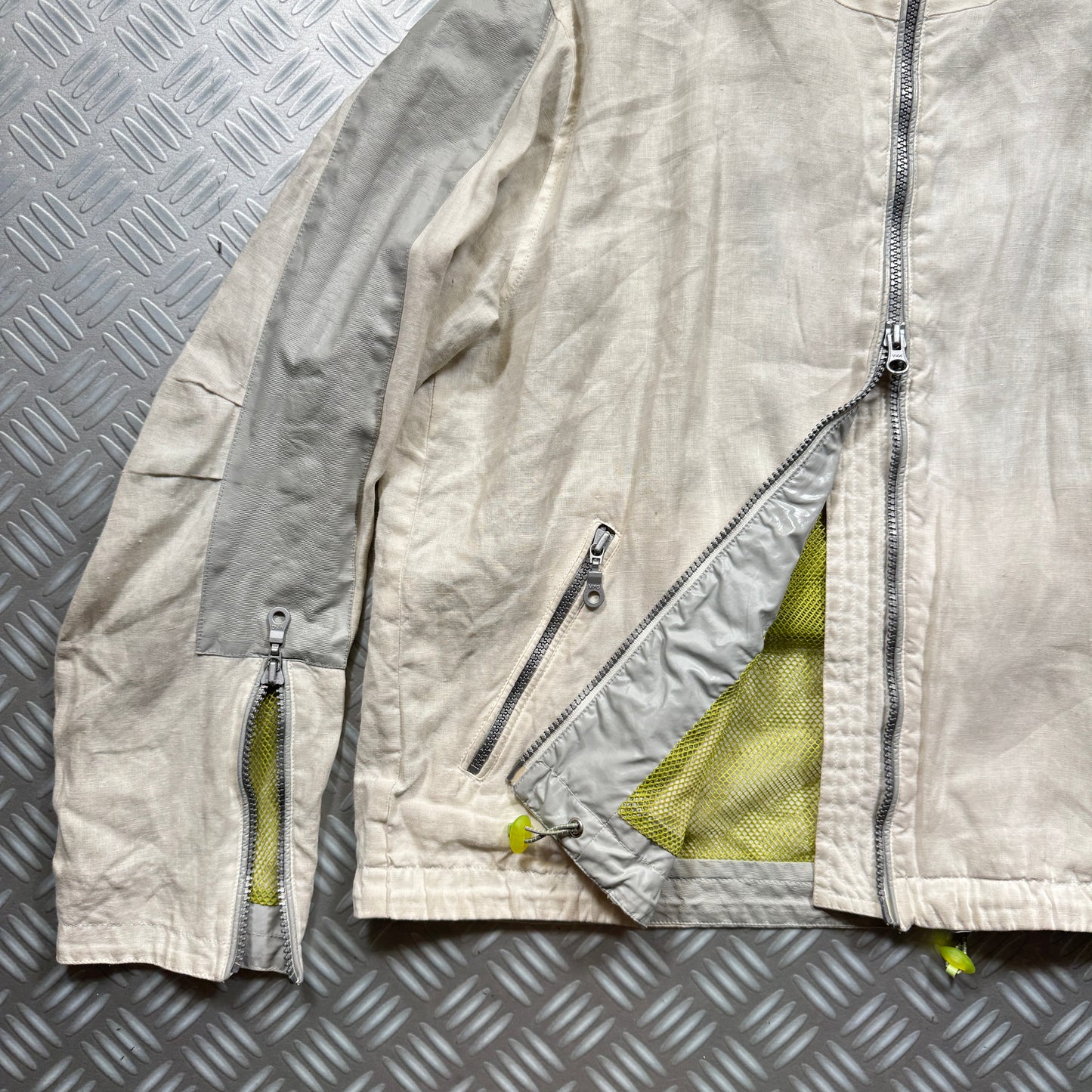 Early 2000's Marithe + Francois Girbaud Act Live Technical Back Pack Strap Jacket