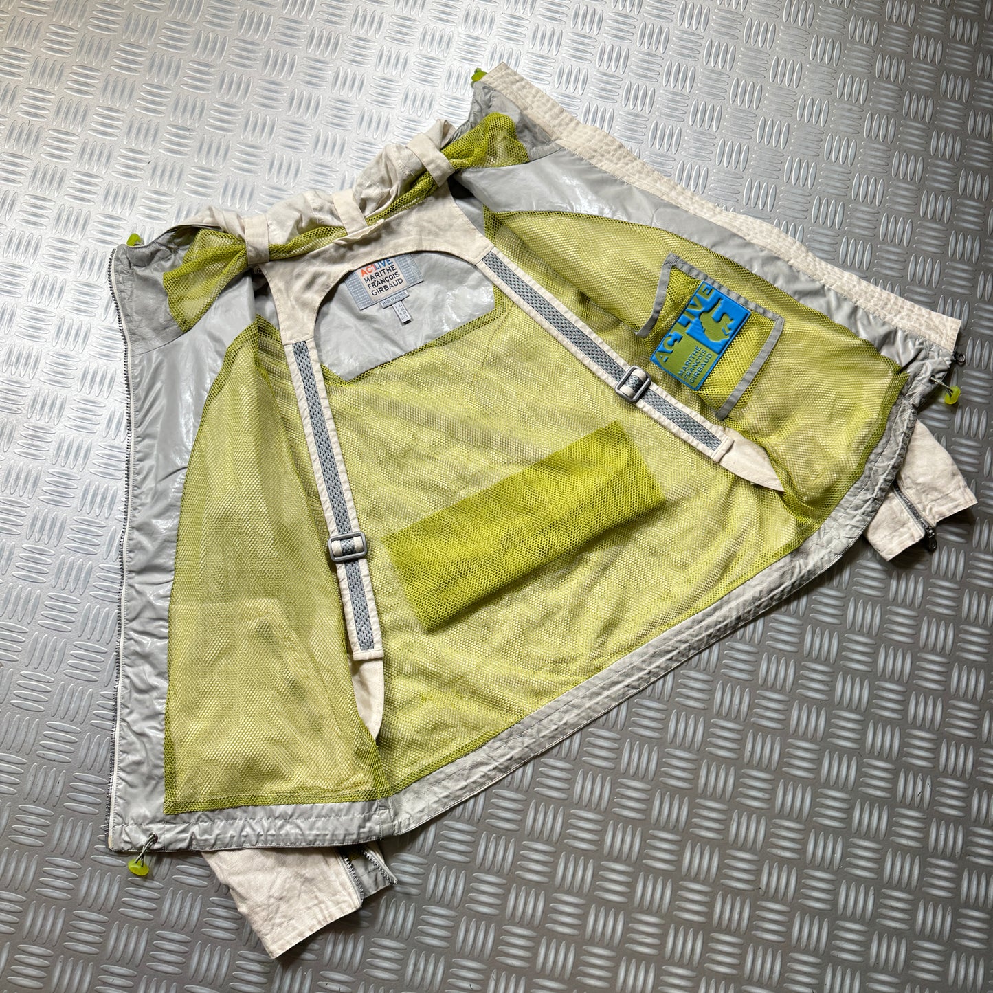 Early 2000's Marithe + Francois Girbaud Act Live Technical Back Pack Strap Jacket