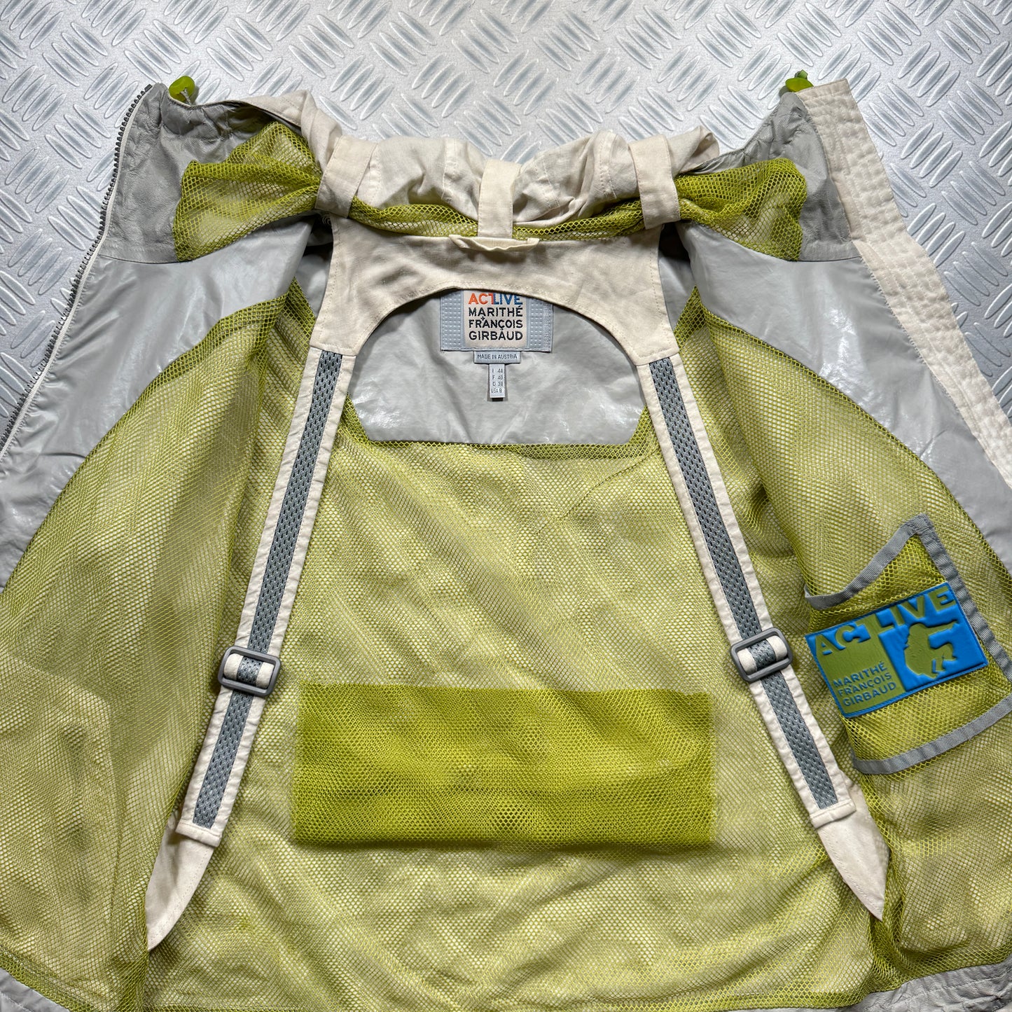 Early 2000's Marithe + Francois Girbaud Act Live Technical Back Pack Strap Jacket