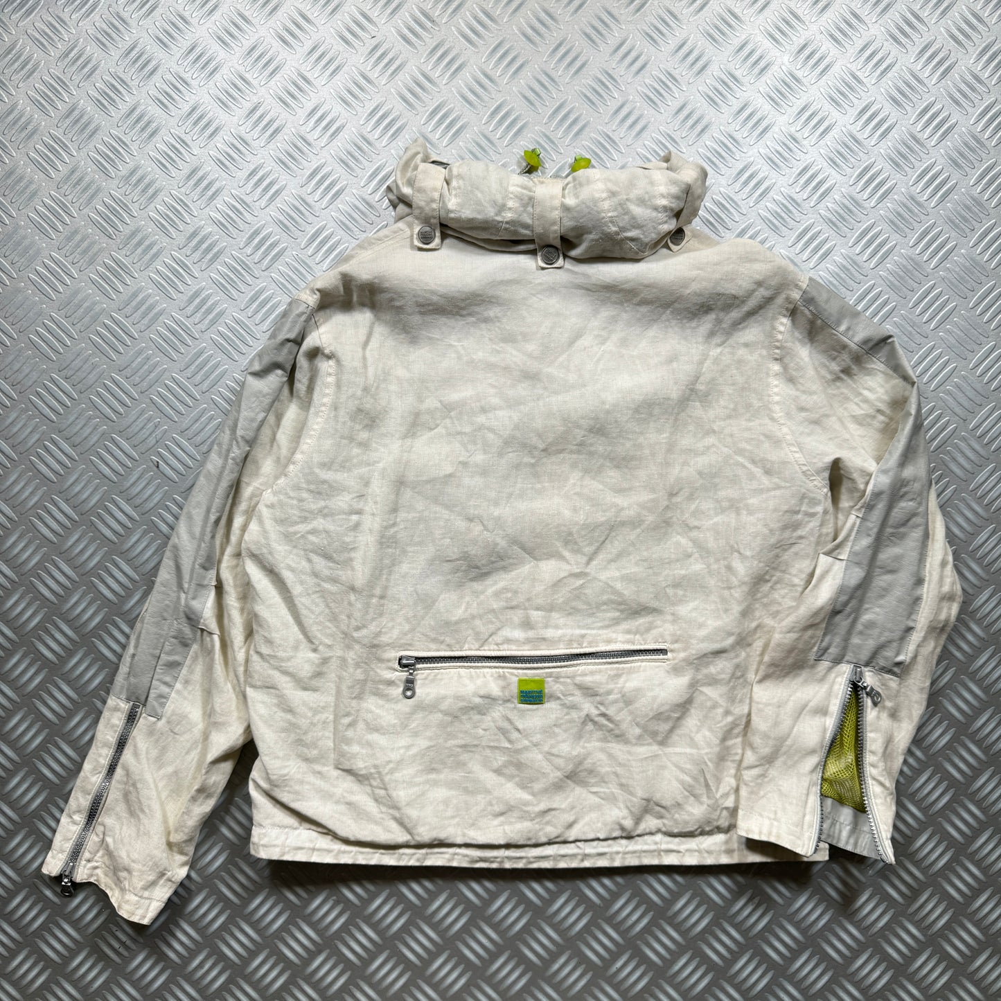 Early 2000's Marithe + Francois Girbaud Act Live Technical Back Pack Strap Jacket