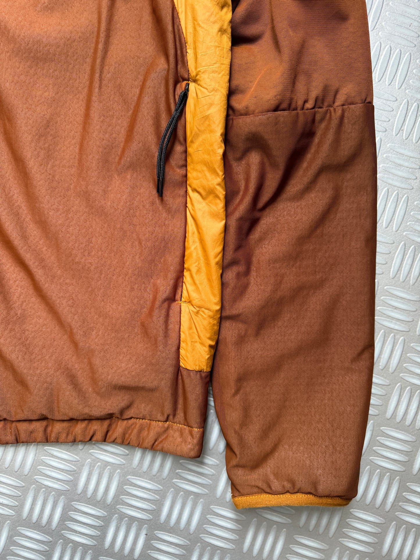 Stone Island Shadow Project Burnt Orange Outer Honeycomb Mesh Layer Panelled Jacket