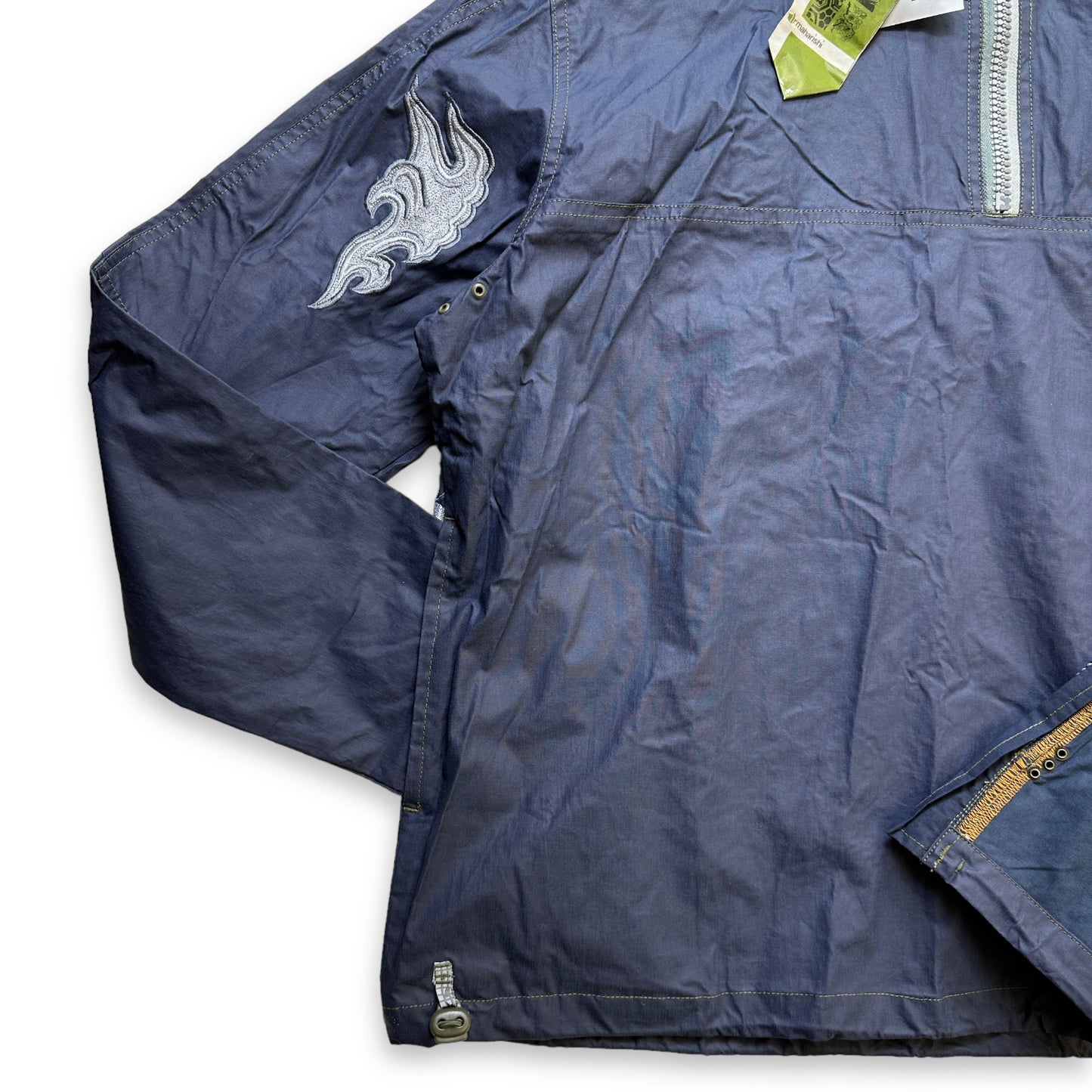 Maharishi Mountain & Cloud Pull en coton ciré brodé - Très grand