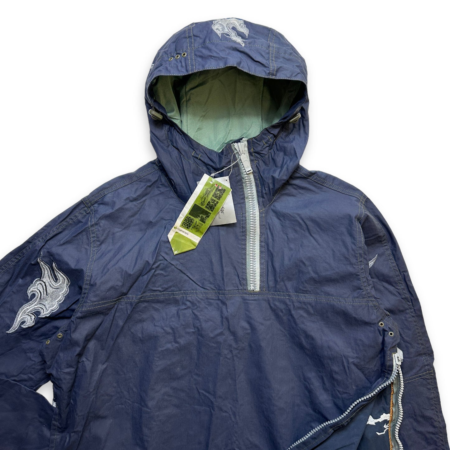 Maharishi Mountain & Cloud Pull en coton ciré brodé - Très grand