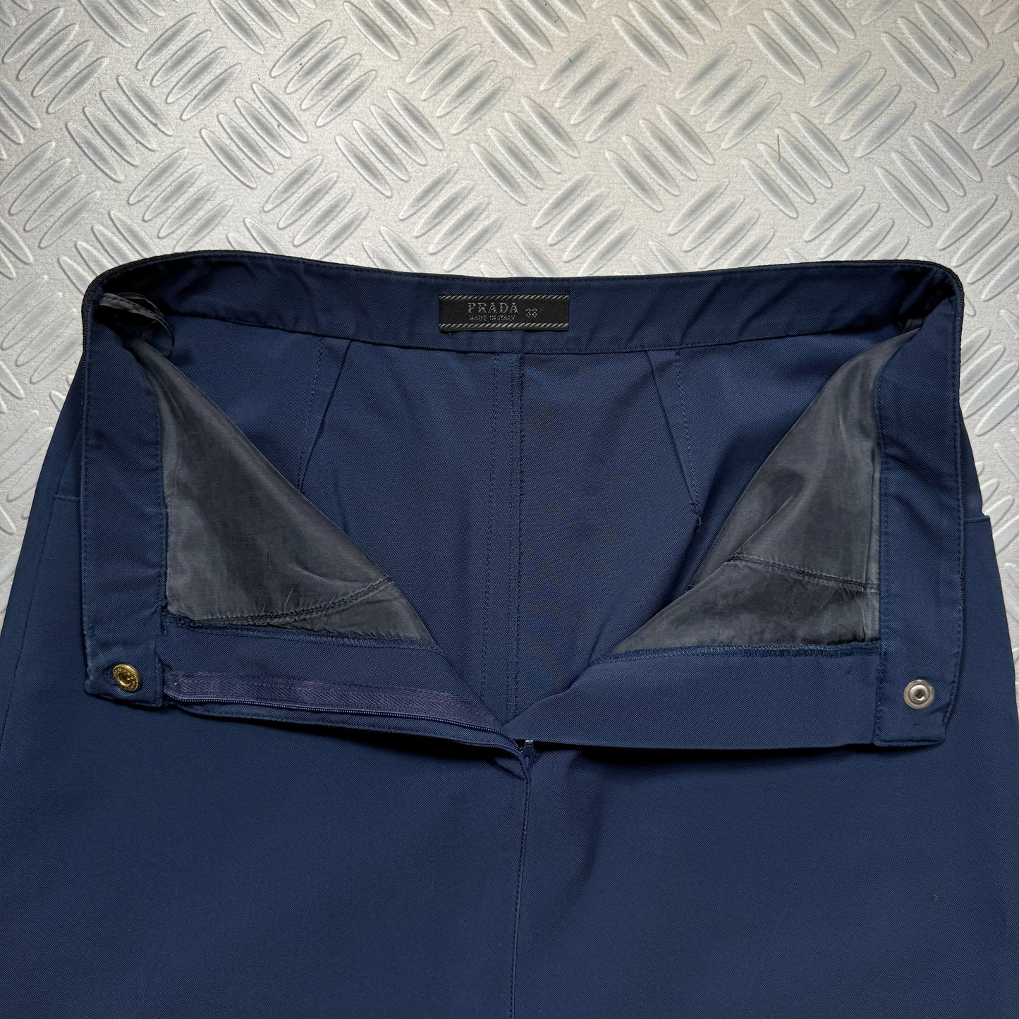 Early 2000's Prada Mainline Midnight Navy Maxi Skirt - WMNS 6-8