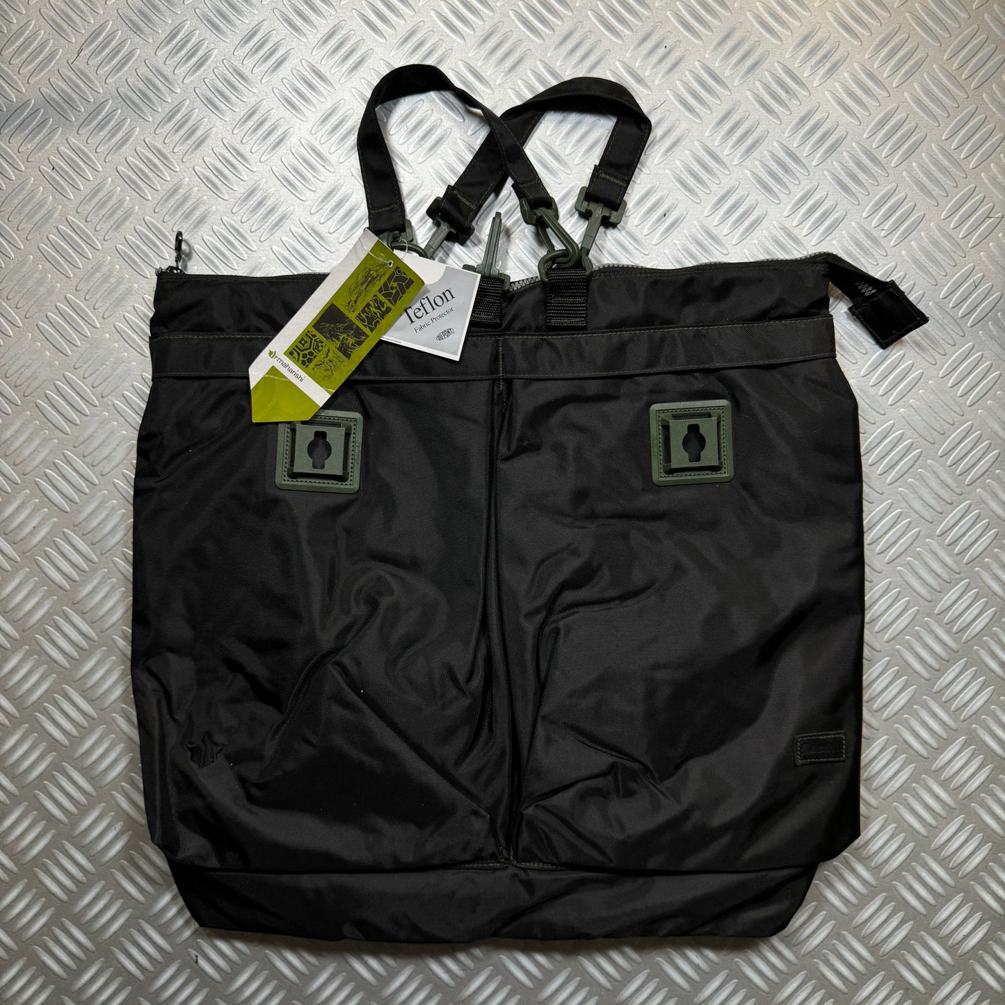 Maharishi 'Helmet' Multi-Pocket Utility Tote Bag