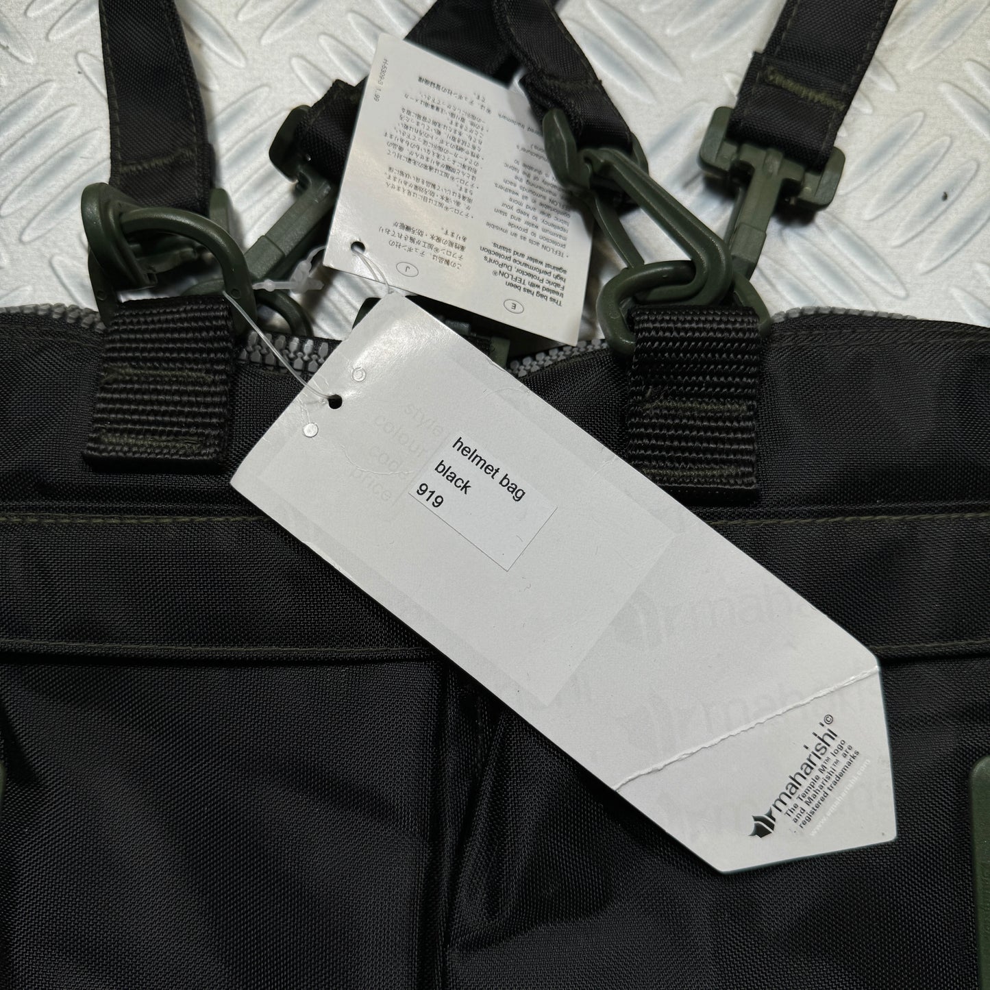 Maharishi 'Helmet' Multi-Pocket Utility Tote Bag