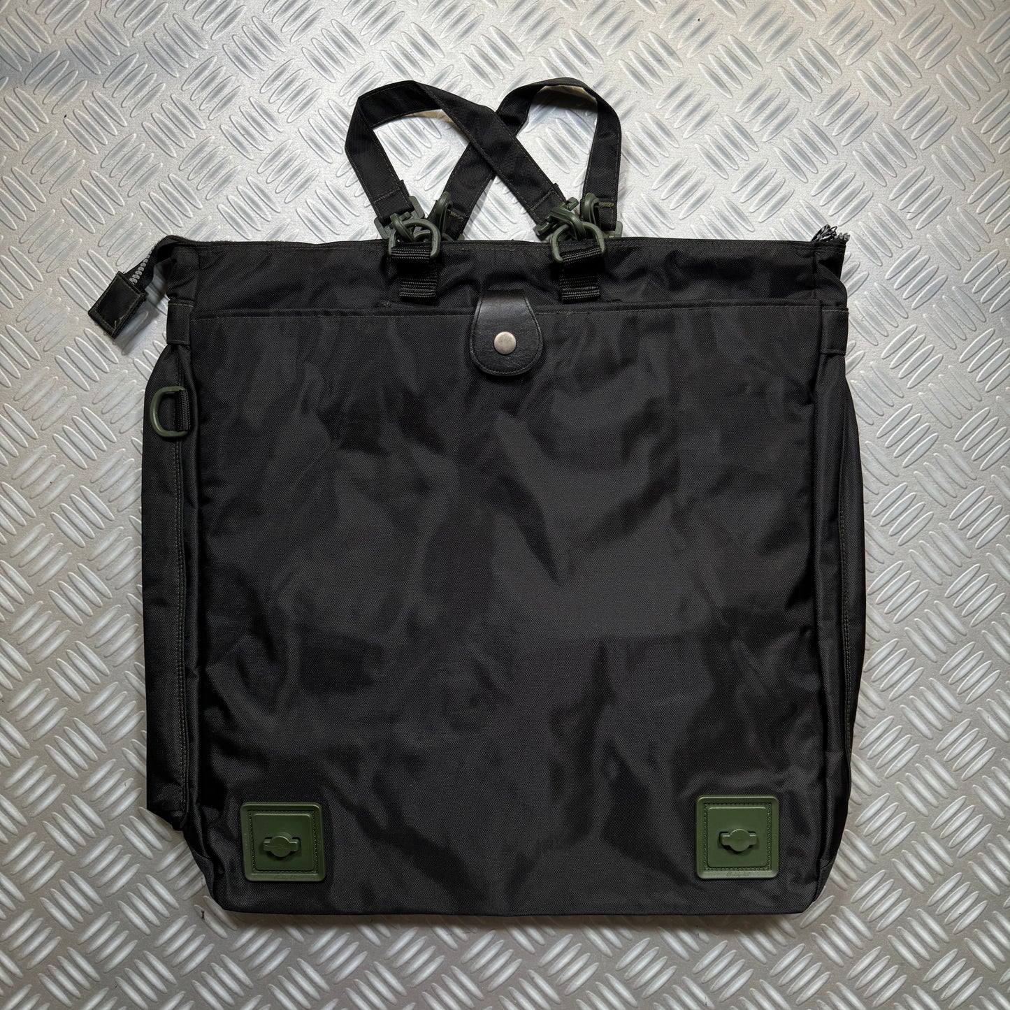Maharishi 'Helmet' Multi-Pocket Utility Tote Bag