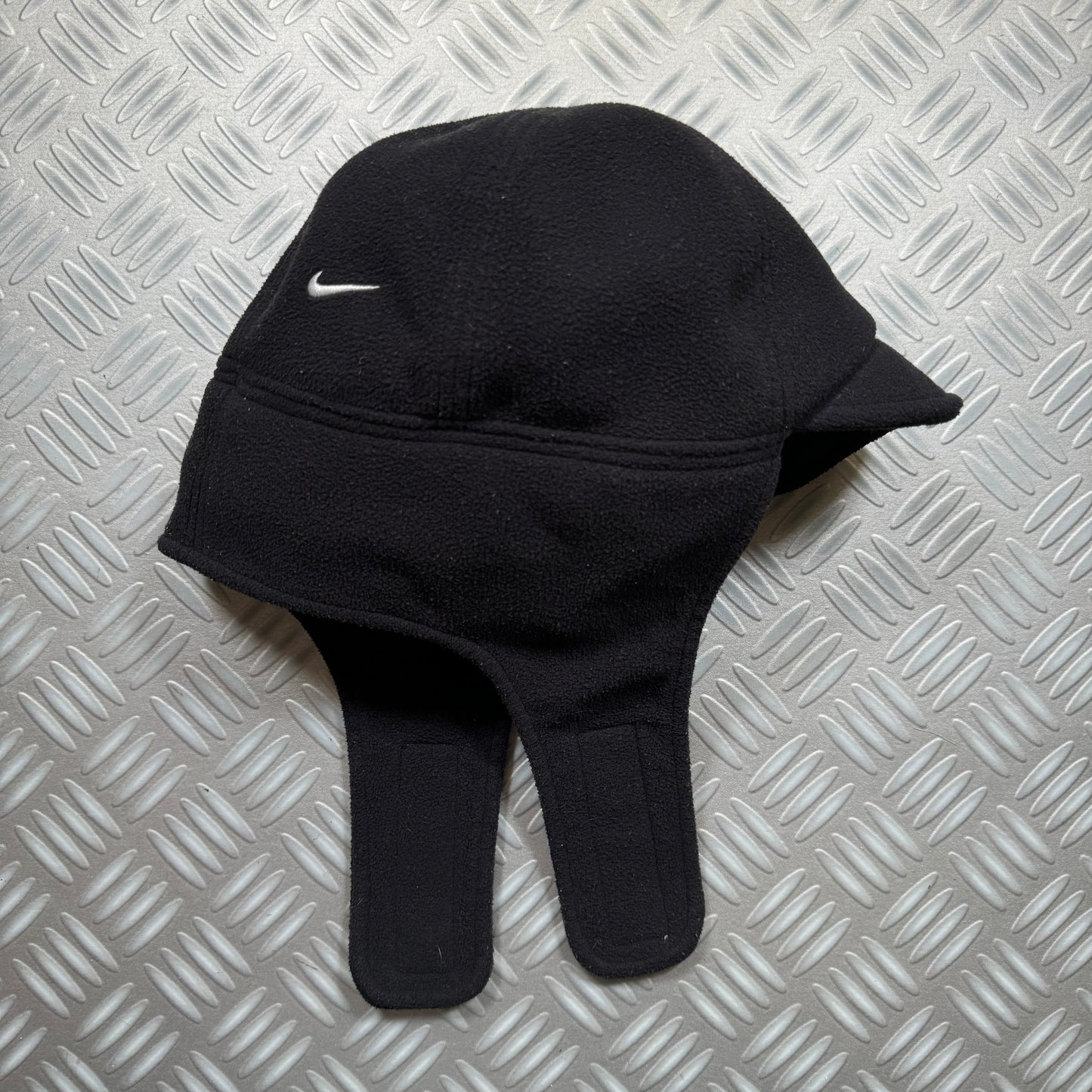 Early 2000's Nike Black 5in1 Fleece Cap