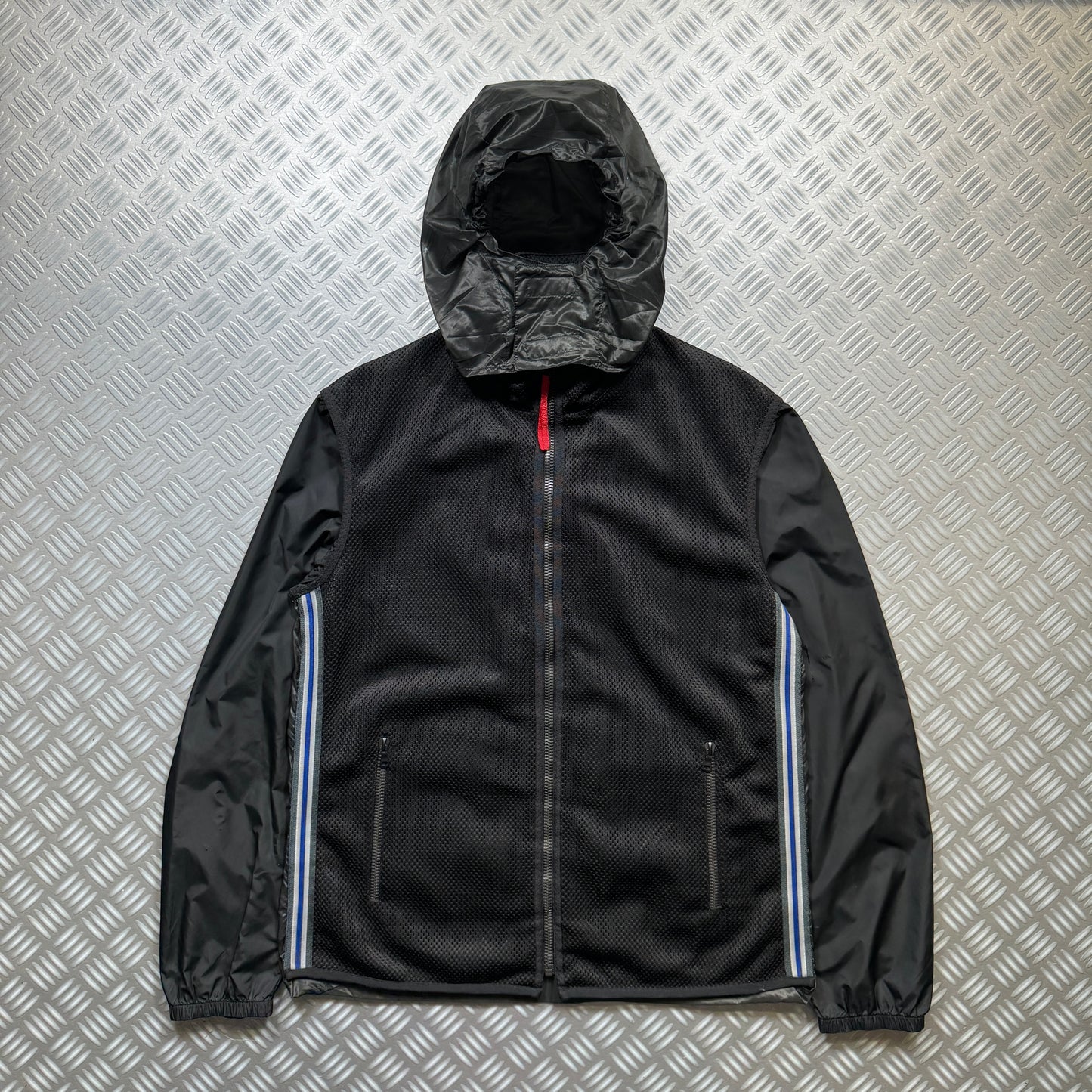 SS00’ Prada Sport Semi-Transparent Back Heavy Duty Mesh Jacket