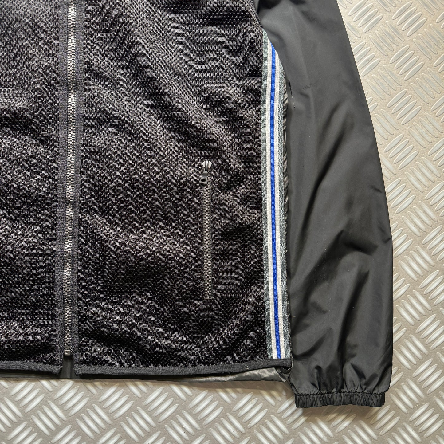 SS00’ Prada Sport Semi-Transparent Back Heavy Duty Mesh Jacket