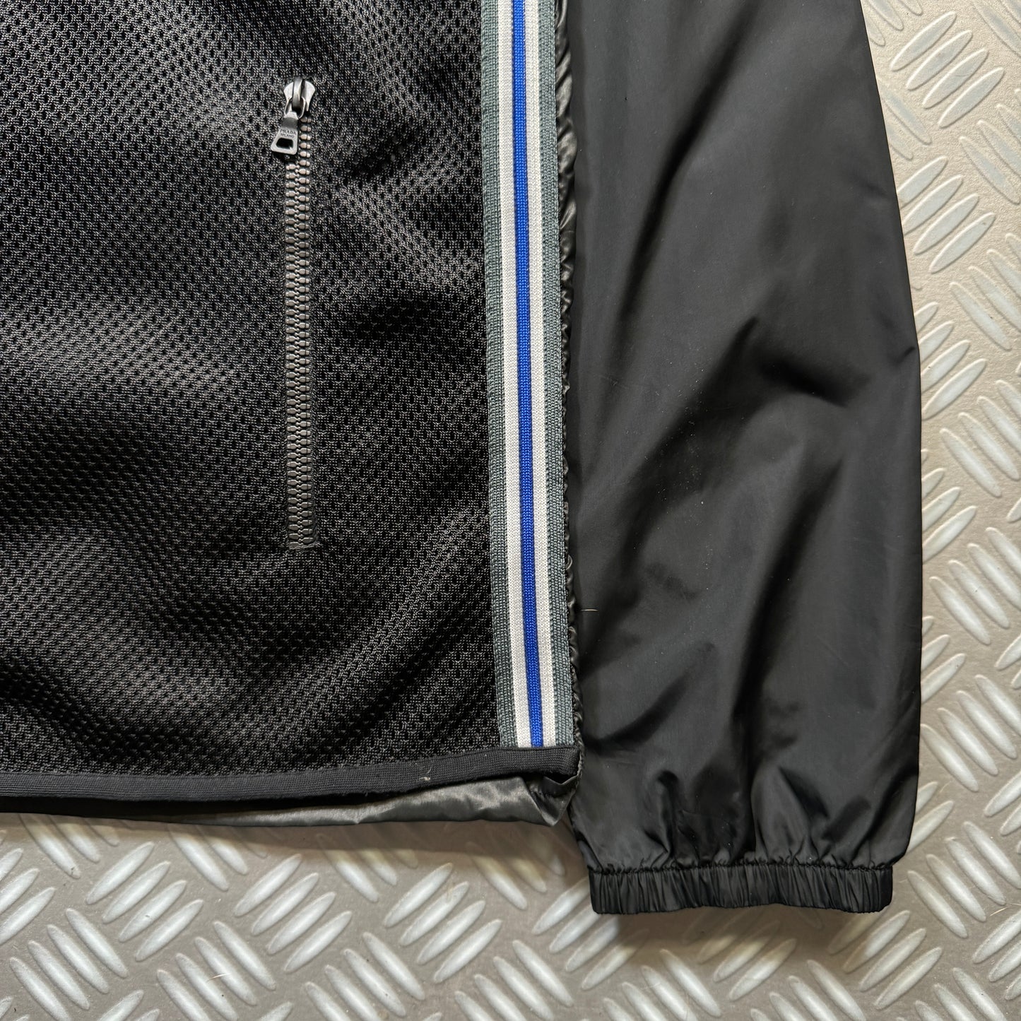 SS00’ Prada Sport Semi-Transparent Back Heavy Duty Mesh Jacket