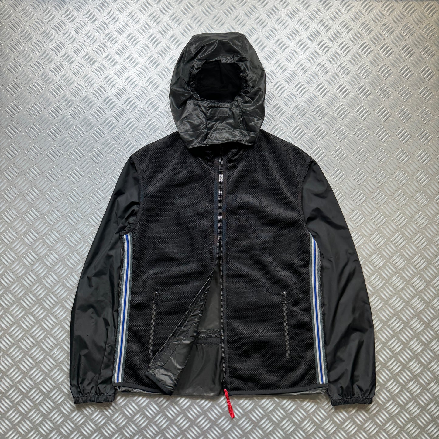 SS00’ Prada Sport Semi-Transparent Back Heavy Duty Mesh Jacket