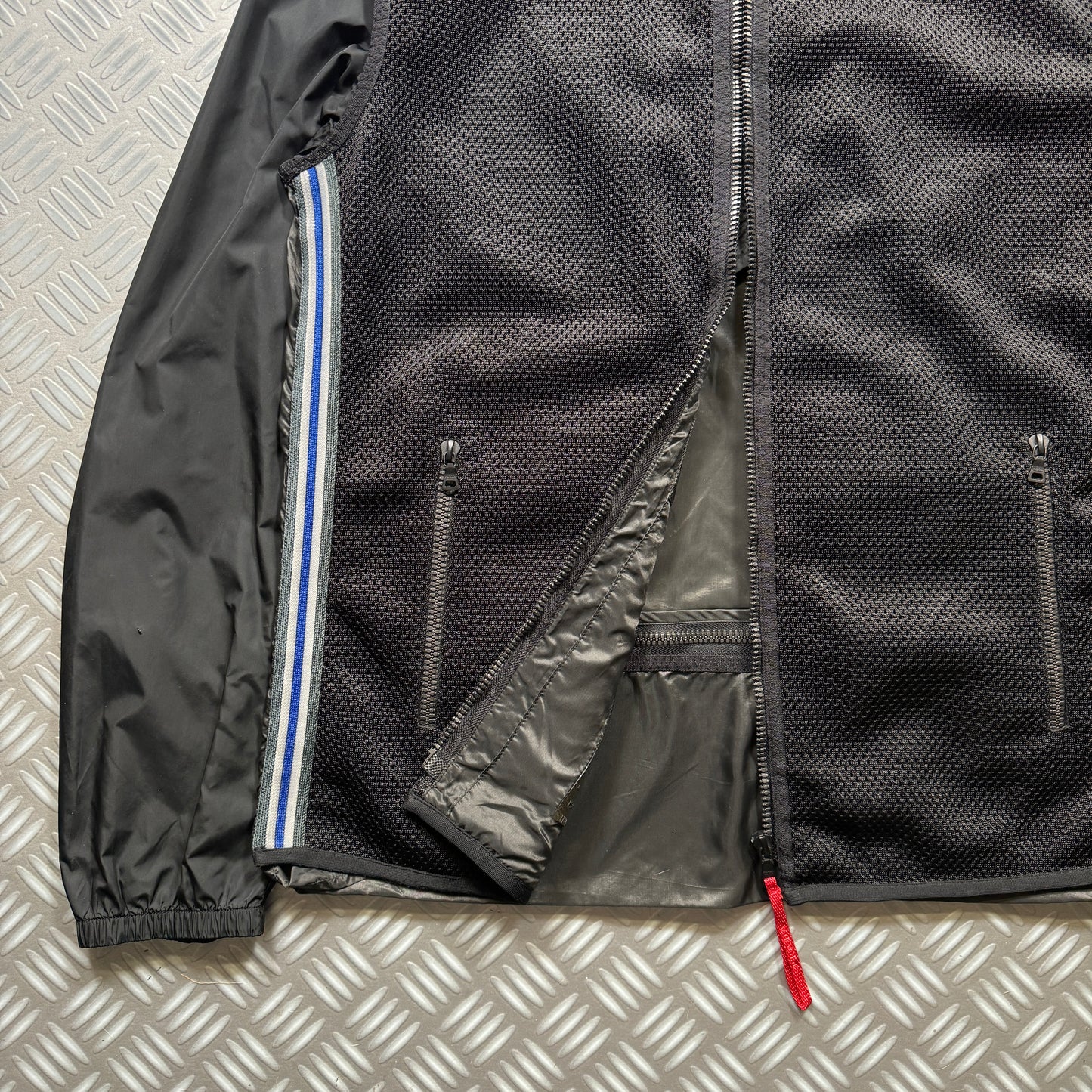 SS00’ Prada Sport Semi-Transparent Back Heavy Duty Mesh Jacket