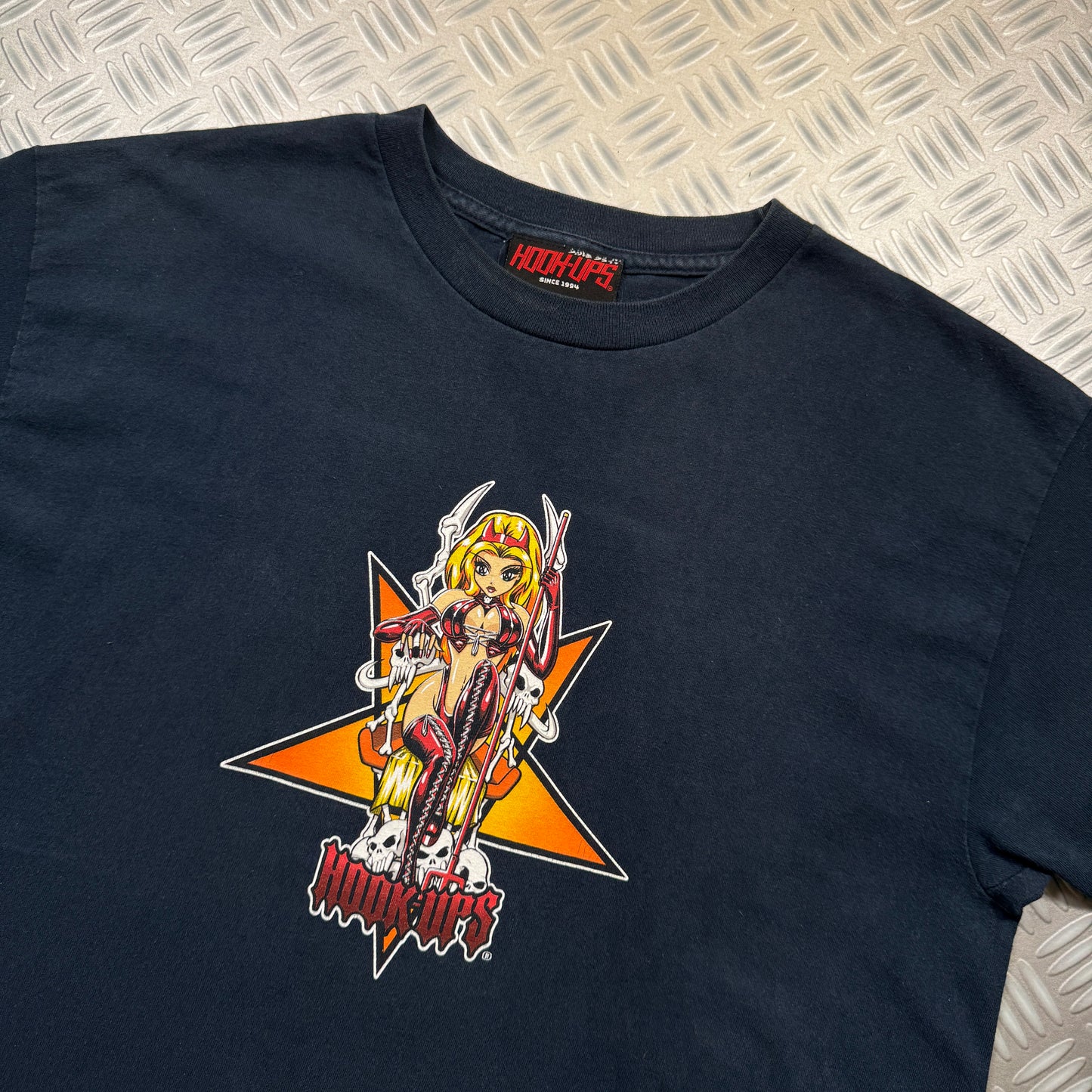 Early 2000's Hook-Ups Skate Anime Girl Tee