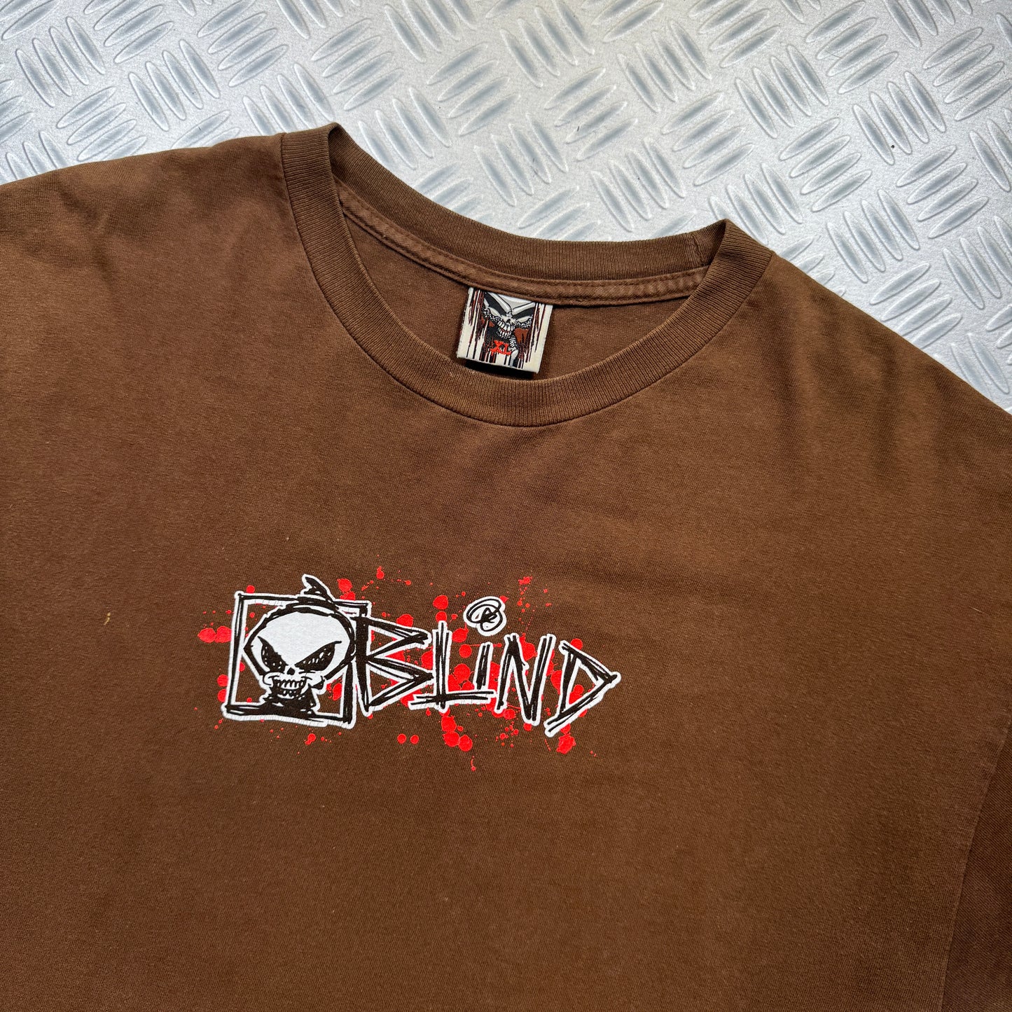 Early 2000's Blind Skateboards Spellout Graphic Tee