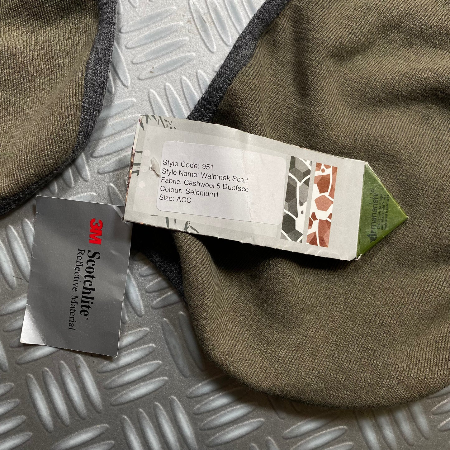 Maharishi Reversible Cashwool Pocket Scarf