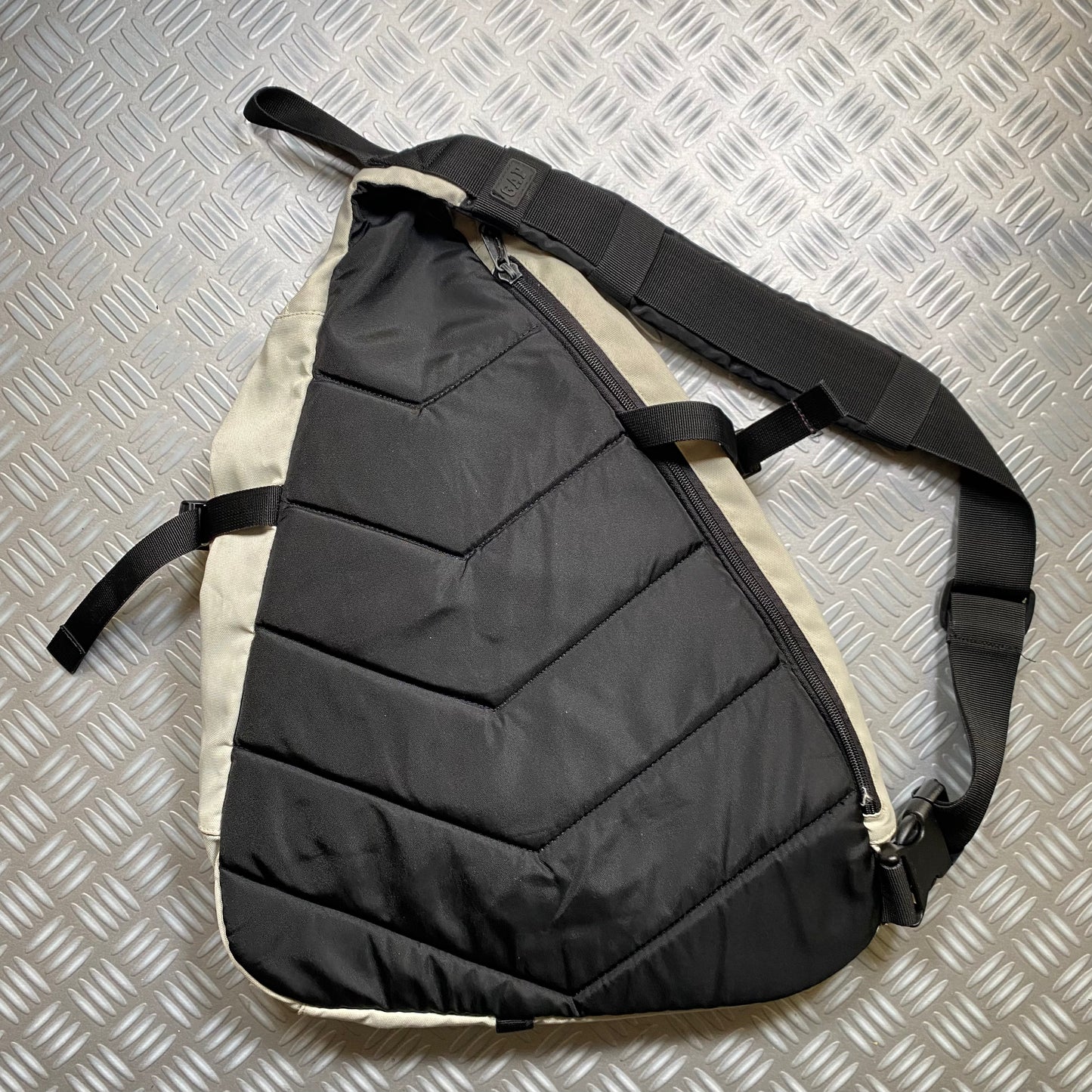 Early 2000's GAP Beige Cross Body Sling Bag