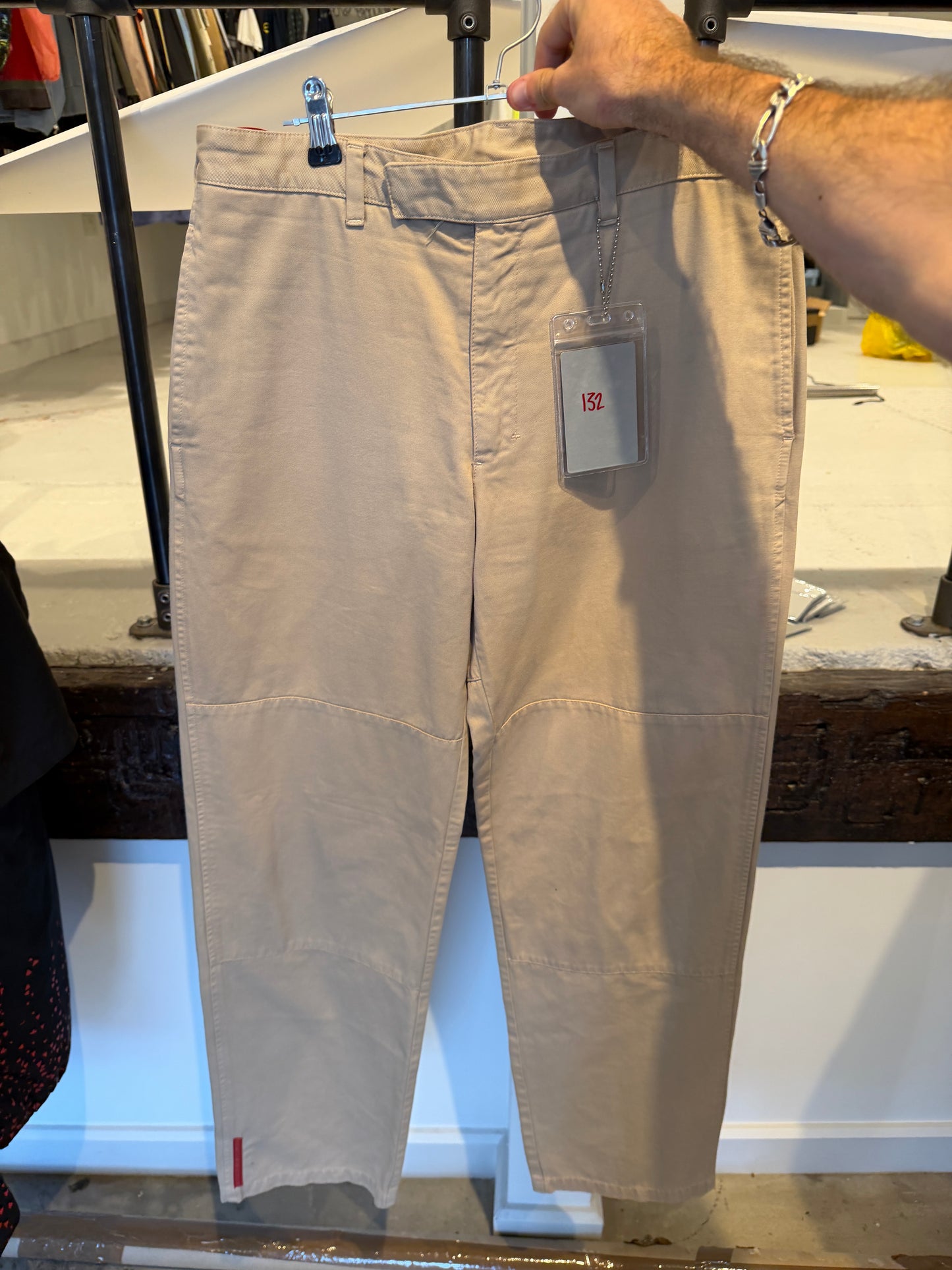 Prada Sport Biege Cotton Pant