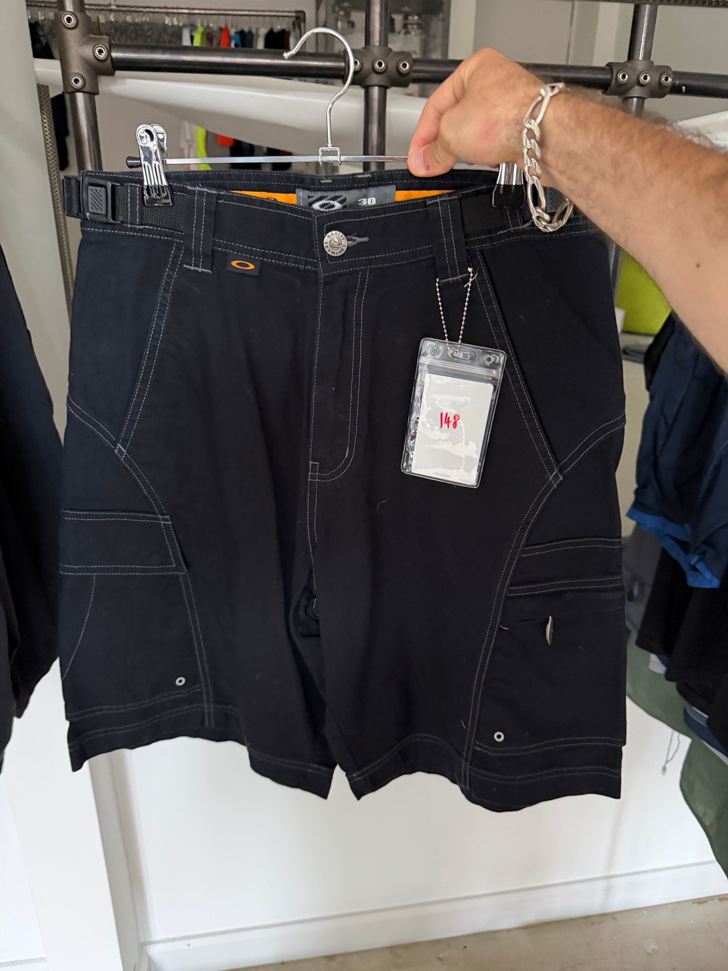 Oakley Denim Contrast Stitch Cargo Short