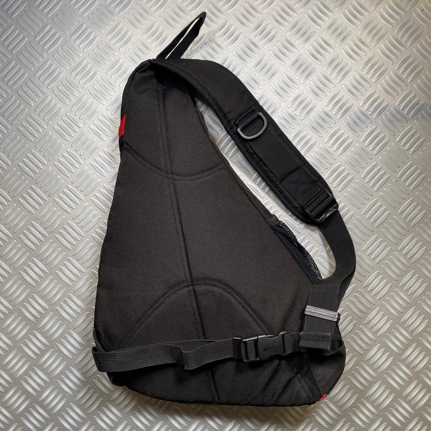 Early 2000's Nike Red Tri-Harness Sling Bag