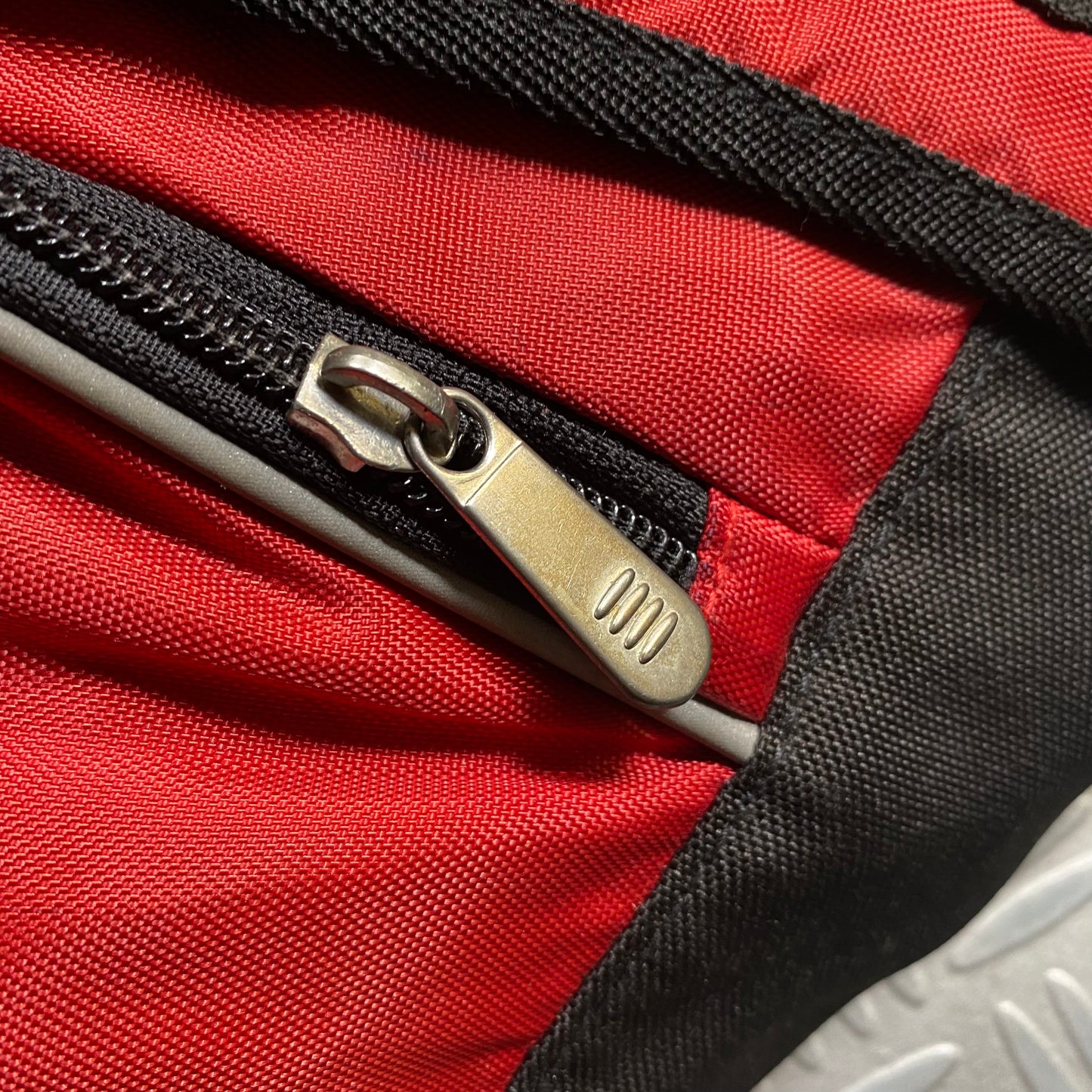 Early 2000's Nike Red Tri-Harness Sling Bag