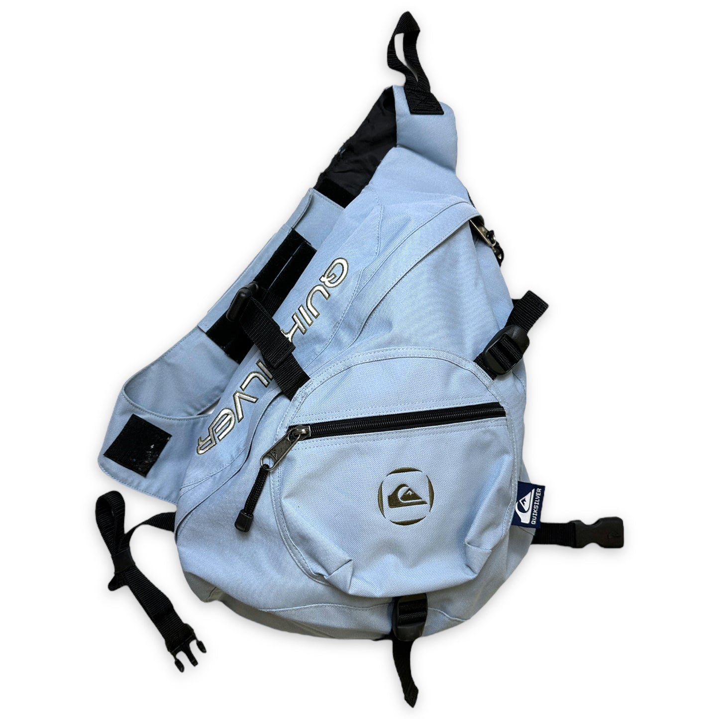 Quiksilver Baby Blue Tri-Harness Cross Body Bag