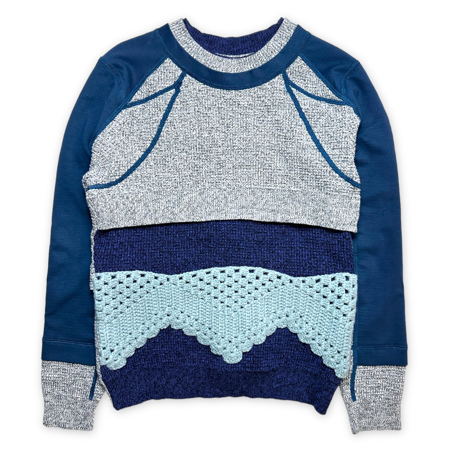 Craig Green Panelled Crochet Jumper - Small