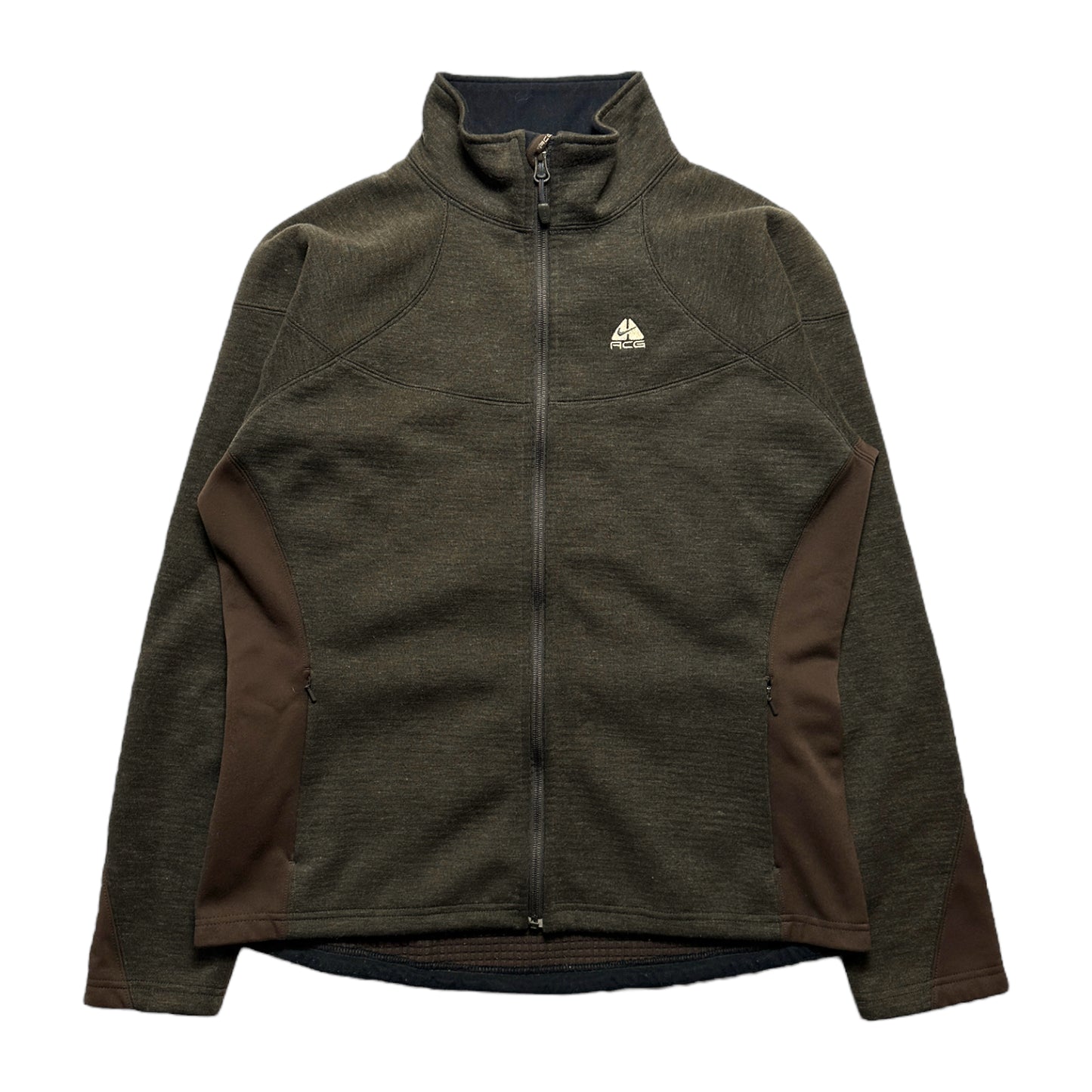 Nike ACG Brown Panelled Track Jacket - Medium