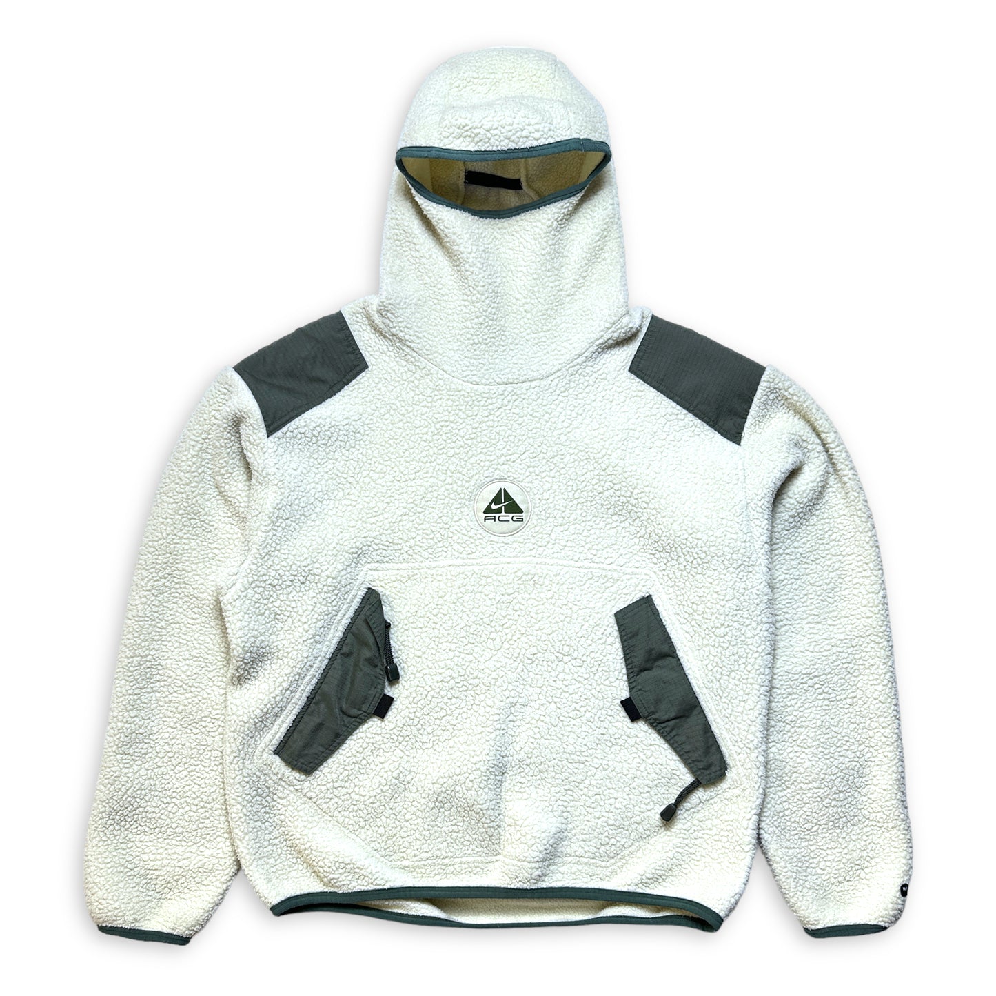 Late 90's Nike ACG Cream Sherpa Fleece - Large / Extra Large