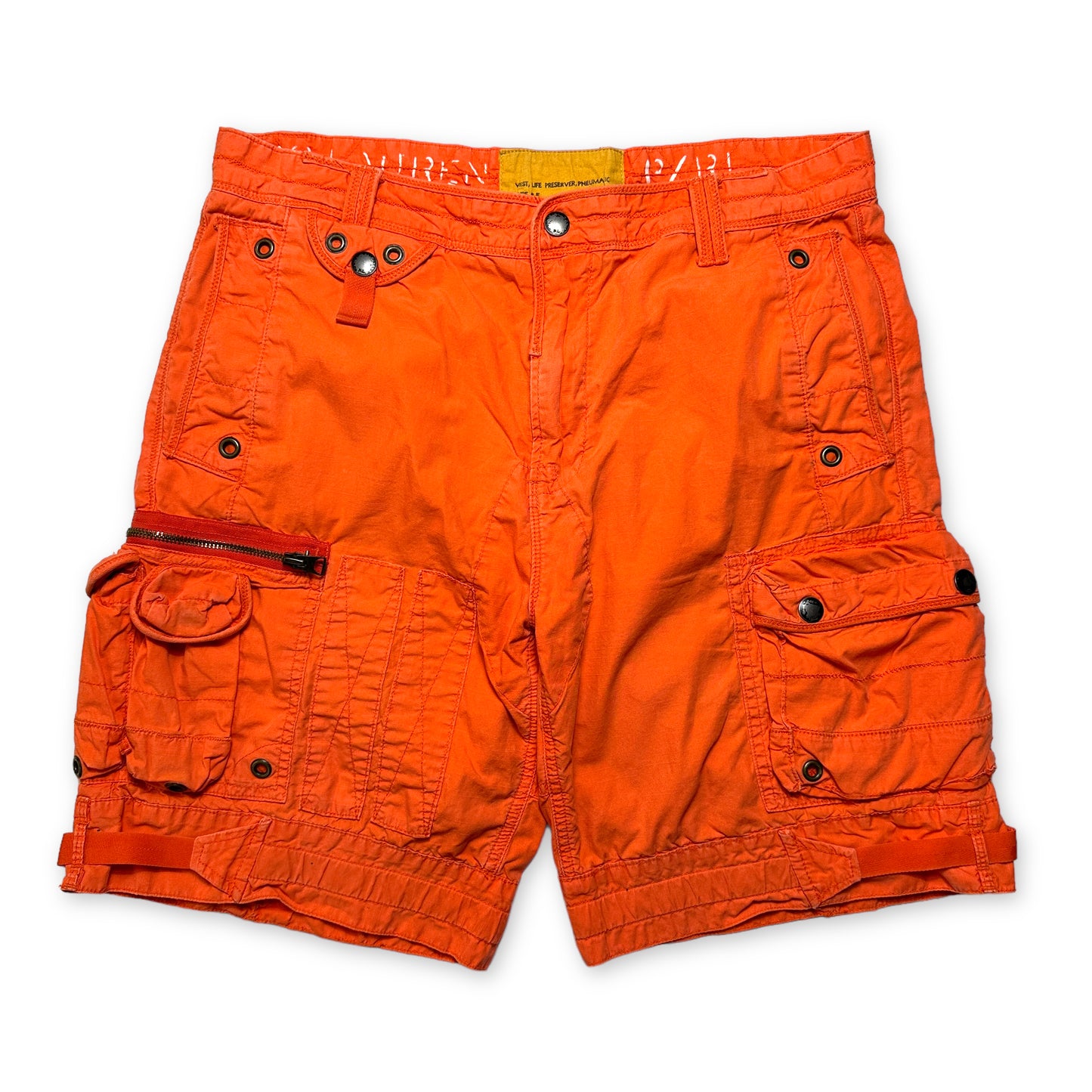 Short multi-poches Polo Ralph Lauren du début des années 2000 - Taille 32/34"