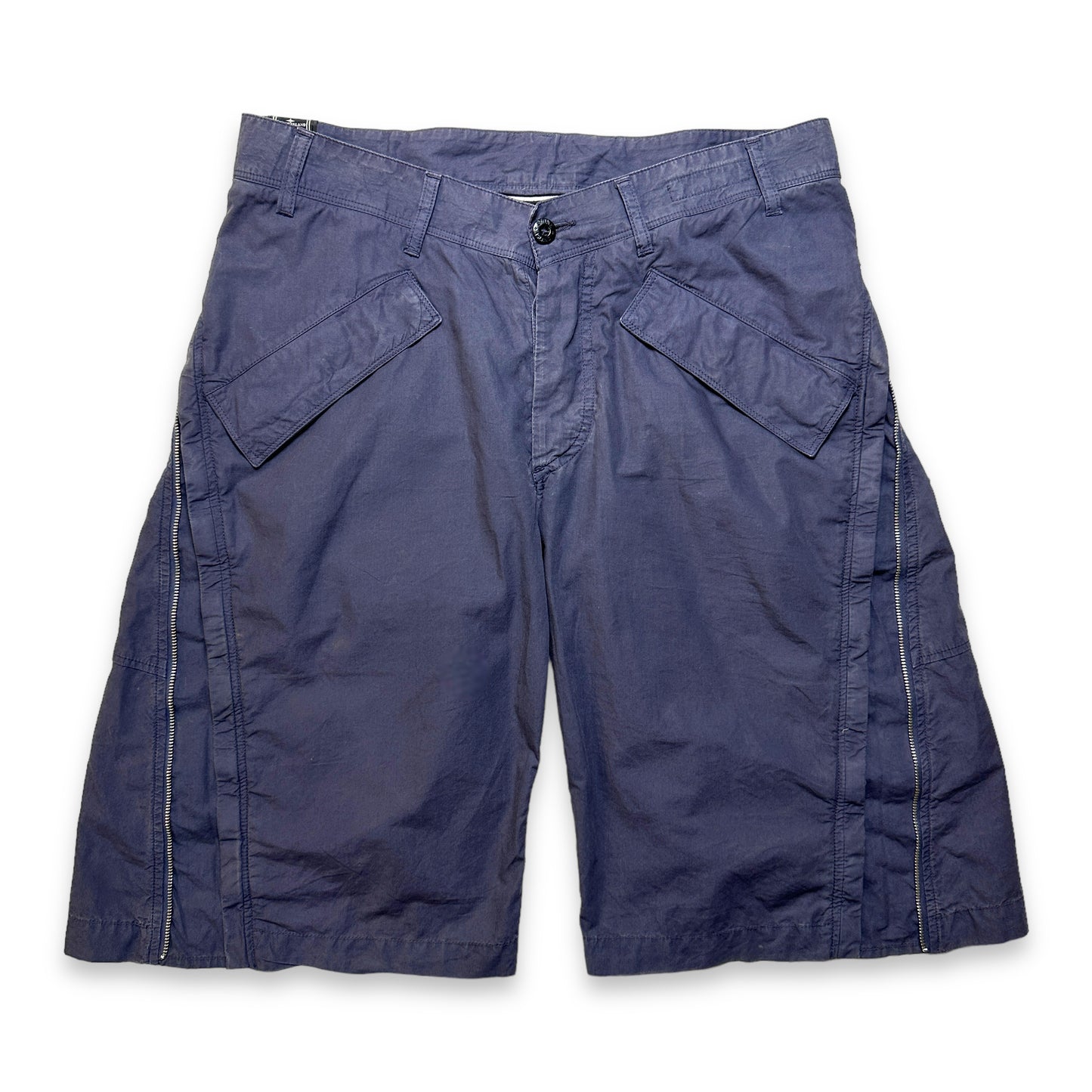 Short articulé Stone Island Angular Zip du début des années 2000 - Taille 32"