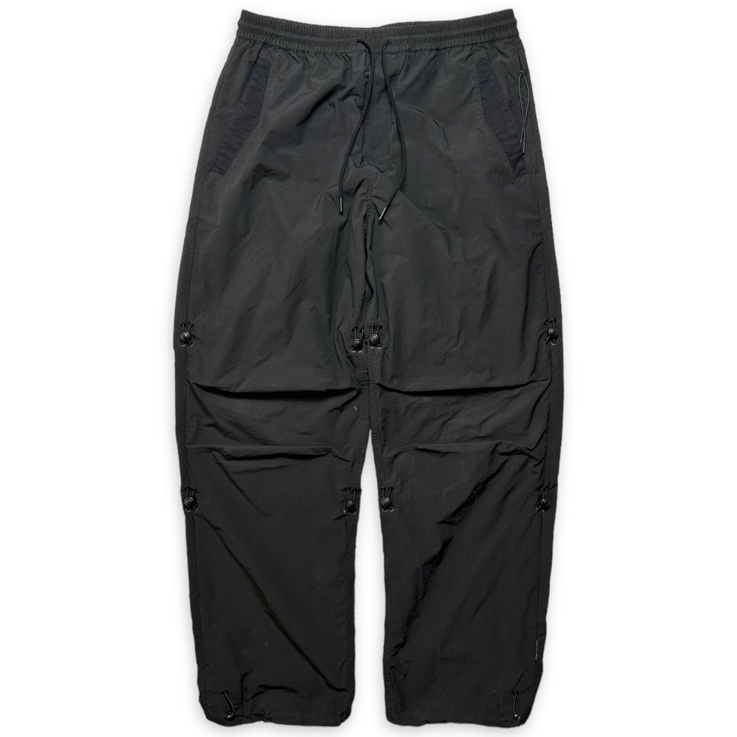 SS21' Maharishi Jet Black Ripstop Nylon Snopants - Small